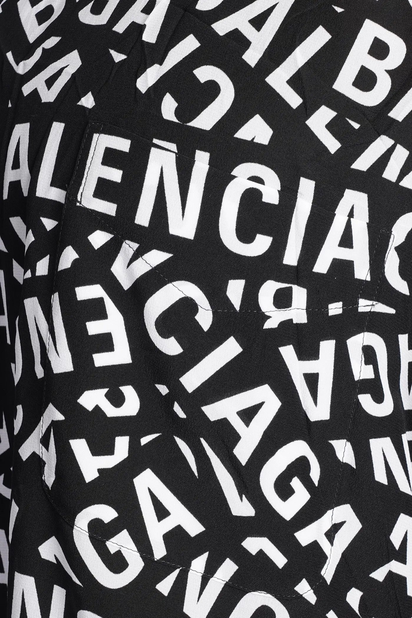 Balenciaga oc11z1125 Logo Strips Minimal Shirt Medium Fit Size L / US 10 / IT 46 - 4 Thumbnail