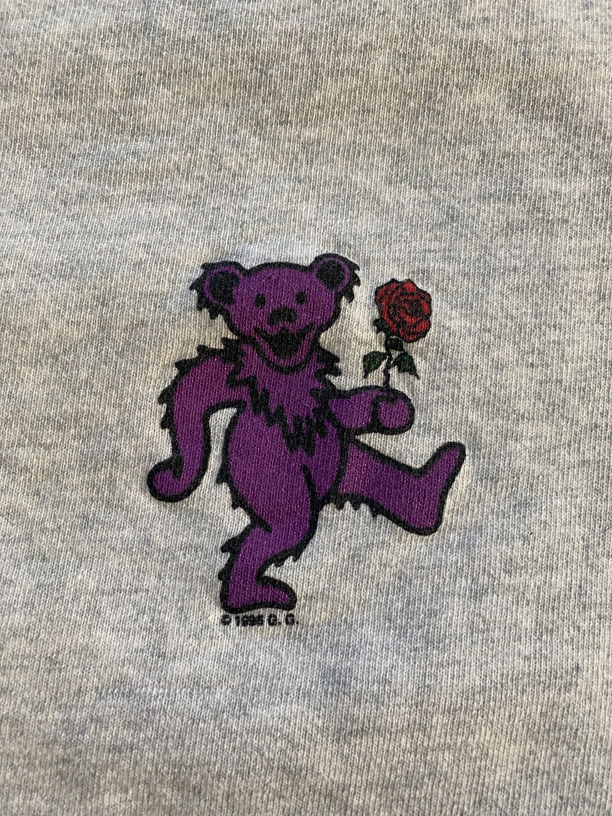 Grateful Dead Vintage ‘95 Grateful Dead Lightning Skull Bear Rose Crewneck Size US L / EU 52-54 / 3 - 3 Thumbnail