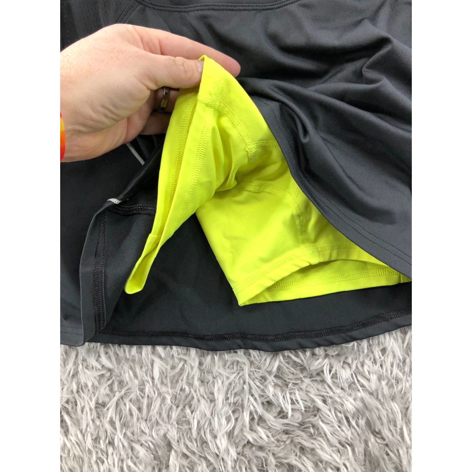 Champion C9 Champion Skort Womens Size Medium Black Green Duo Dry Skort Athletic Activewear Womens M Black Polyester Blended Fabric Athletic Style 2020s(?) Size ONE SIZE - 4 Thumbnail