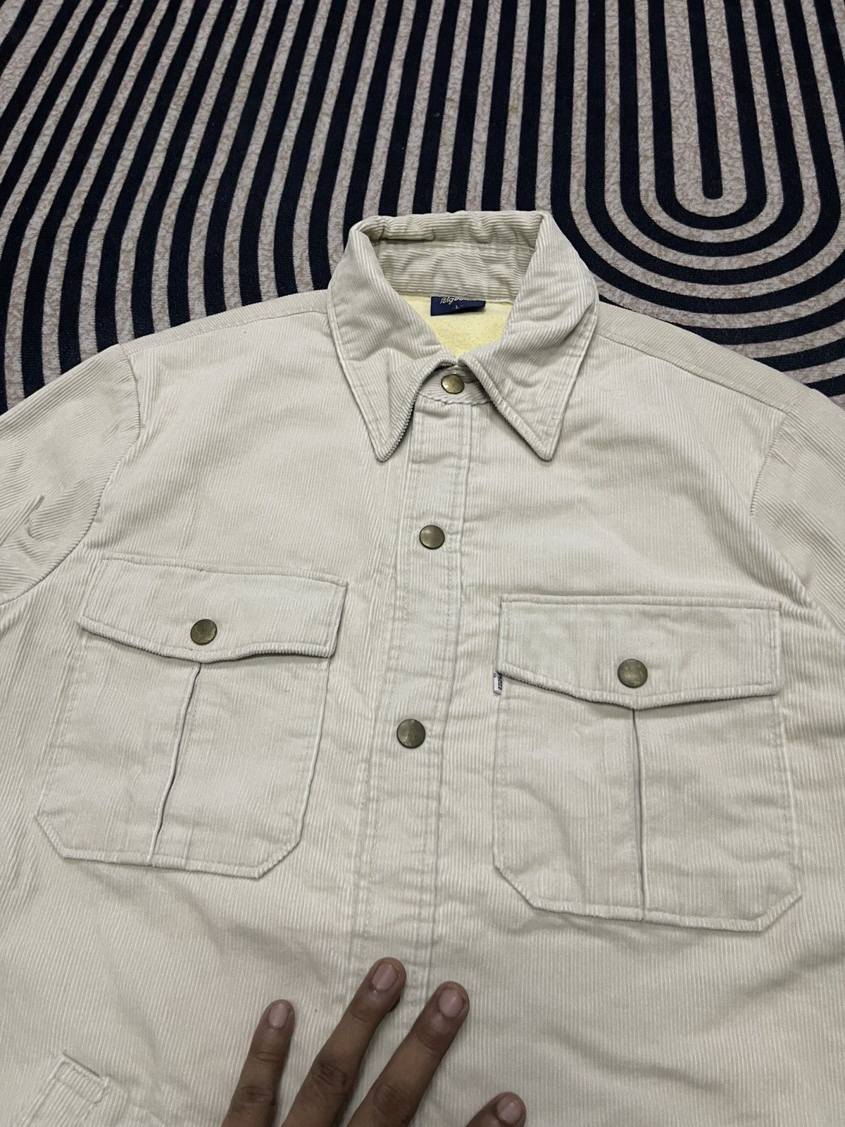 Big John 90s BIG JOHN CORDUROY WORKER BUTTON JACKET Size US L / EU 52-54 / 3 - 6 Thumbnail