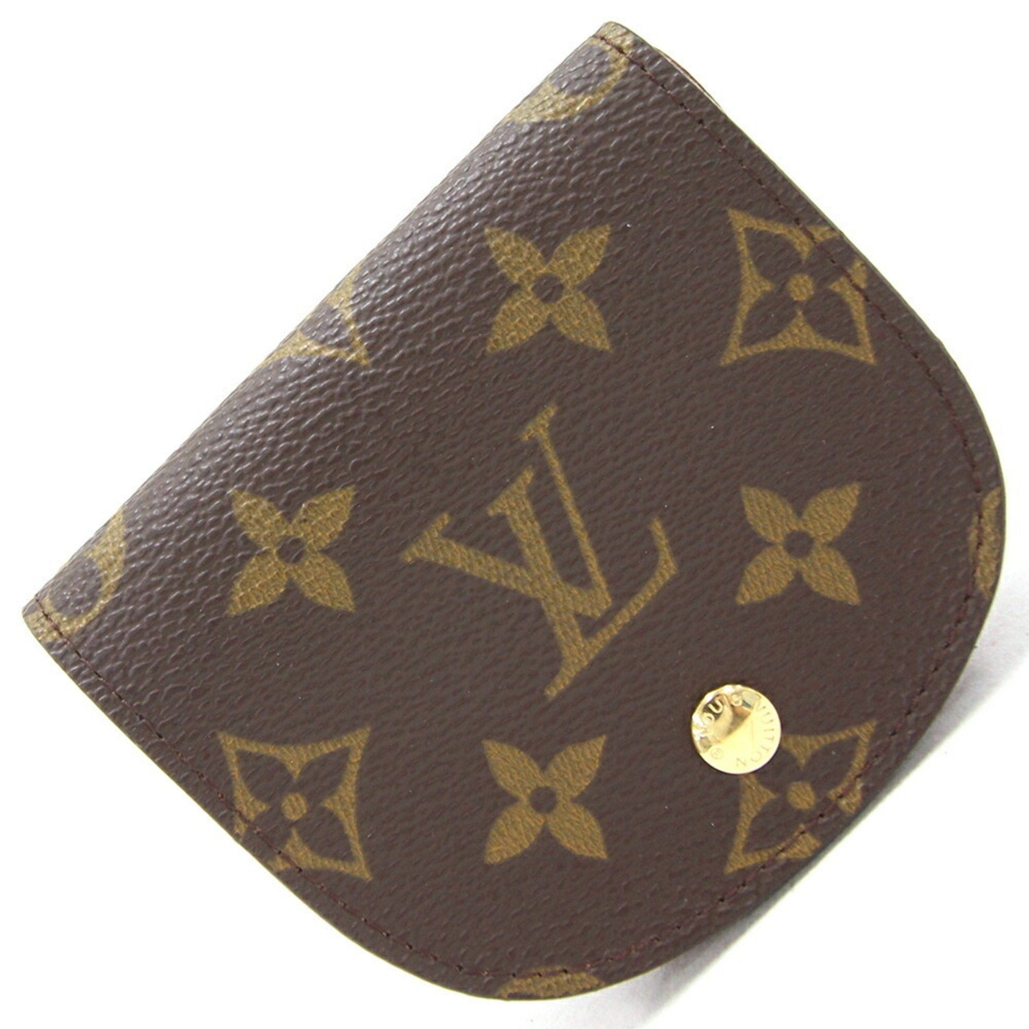 image of Louis Vuitton Coin Case Monogram Porte Monet Guze M61970 Men's Wallet in Black
