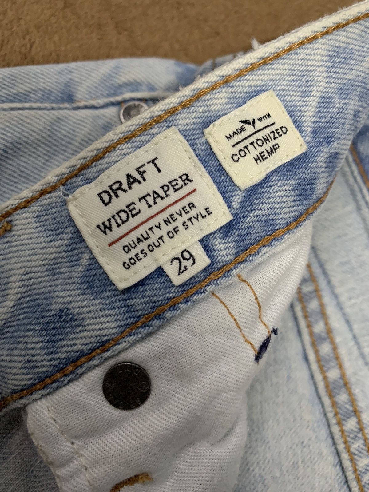 Levi's Made & Crafted Vintage Levis Made & Crafted Big E Distressed Grunge Jeans Size US 29 - 18 Thumbnail