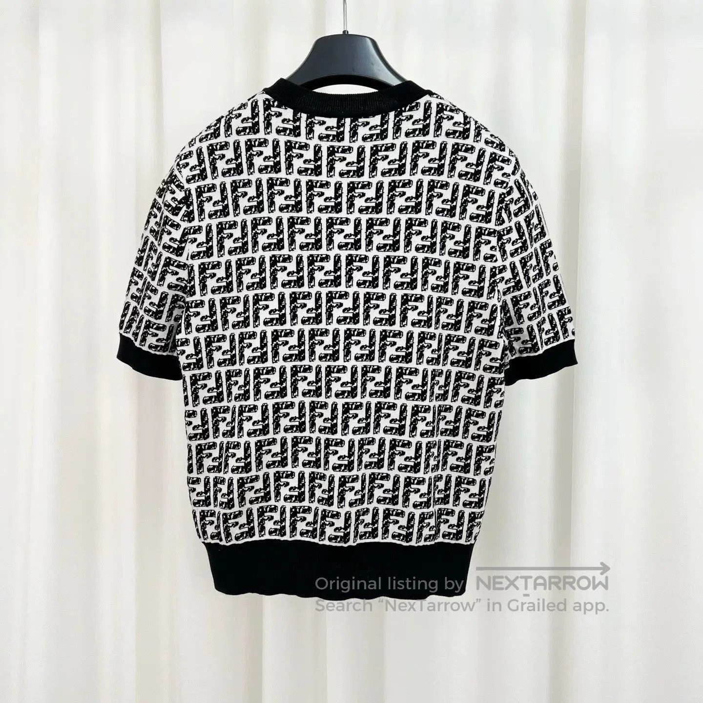 Fendi Fendi Double F Logo Knit Short Sleeve. Size S / US 4 / IT 40 - 2 Thumbnail