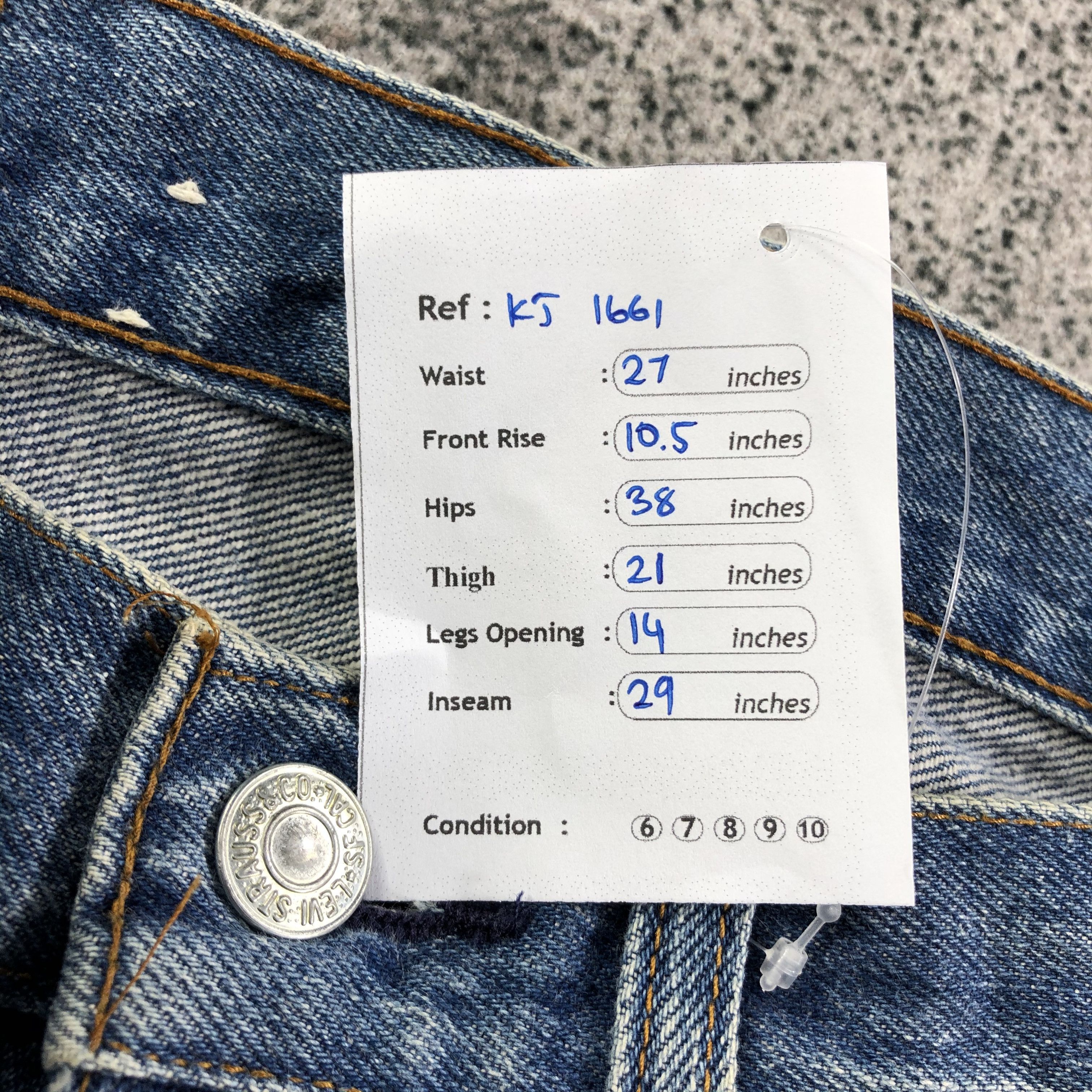 Levi's Vintage Levis 502 Jeans Medium Wash Denim KJ1661 Size US 27 - 11 Thumbnail