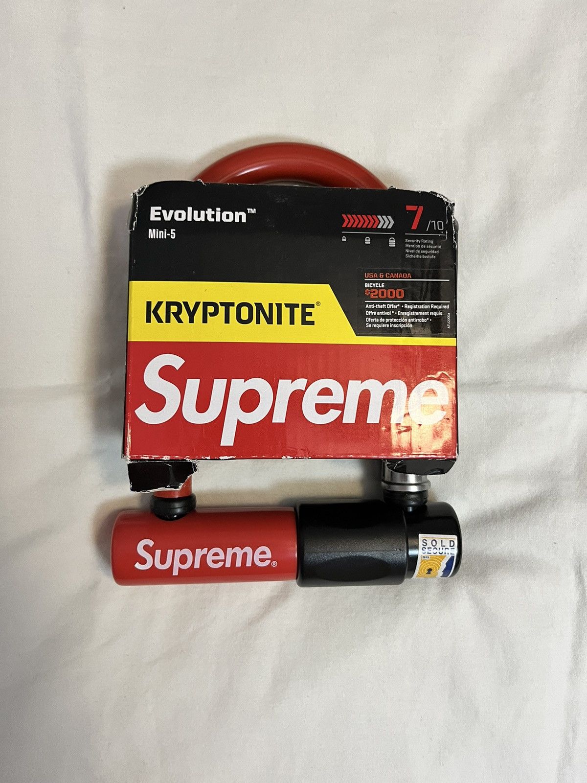 Supreme Supreme Kryptonite Evolution 5 Bike U Lock | Grailed