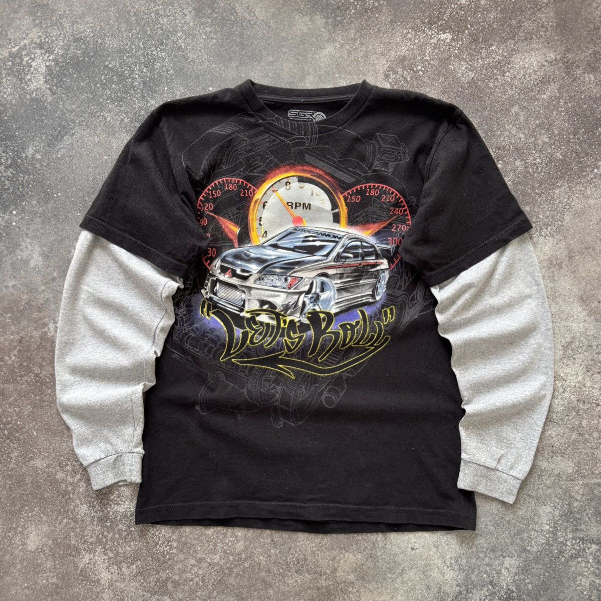 Hysteric Glamour Vintage Cars Printed Y2K Long Sleeve Shirt Size US M / EU 48-50 / 2 - 1 Thumbnail