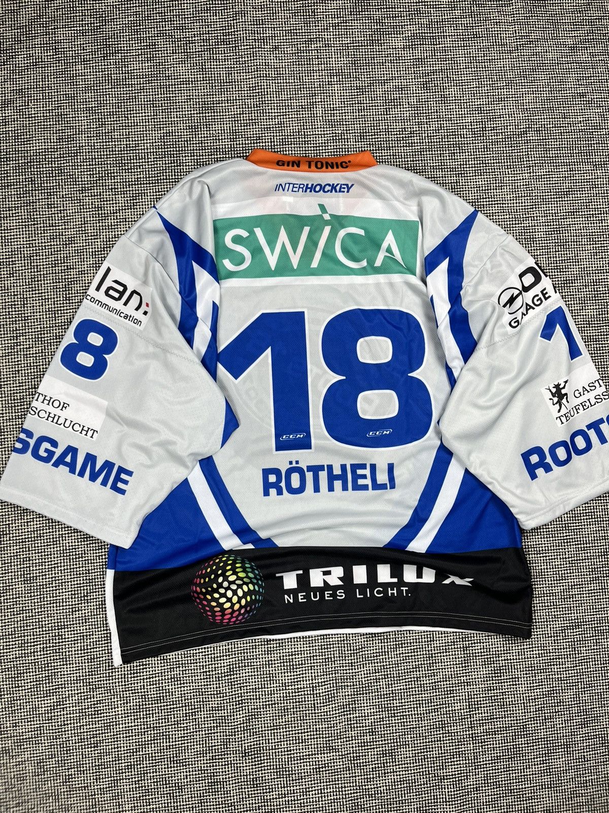 Other 2007 match issue Andre Rotheli hockey jersey Size US XL / EU 56 / 4 - 2 Thumbnail