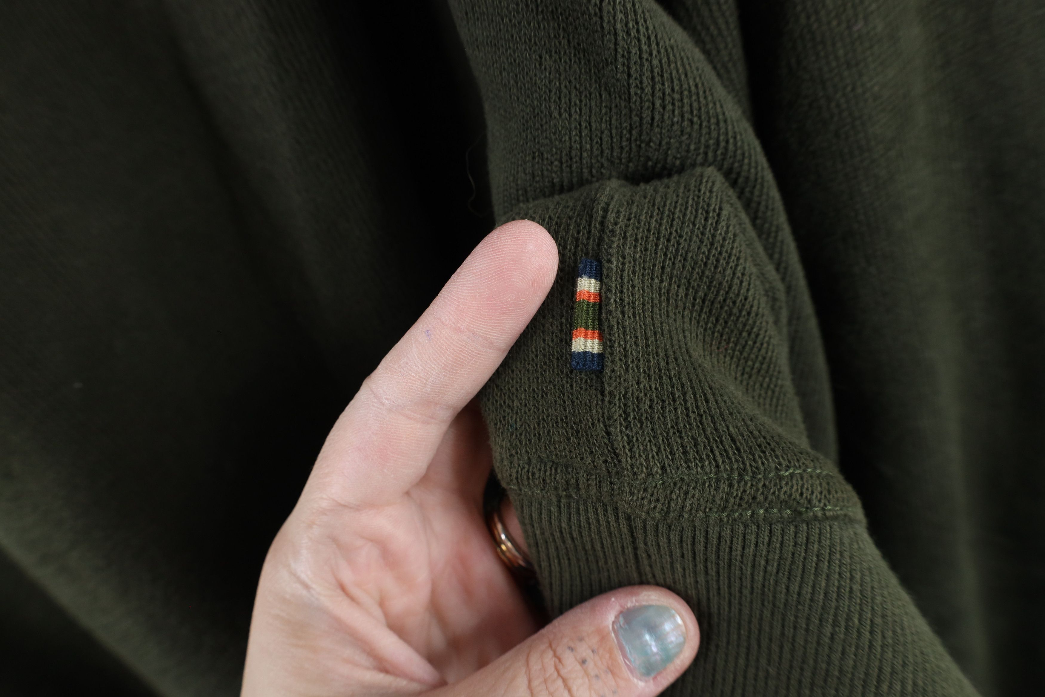 Eddie Bauer × Vintage Vintage Eddie Bauer Ribbed Knit Half Zip Pullover Sweater Size US XL / EU 56 / 4 - 4 Thumbnail