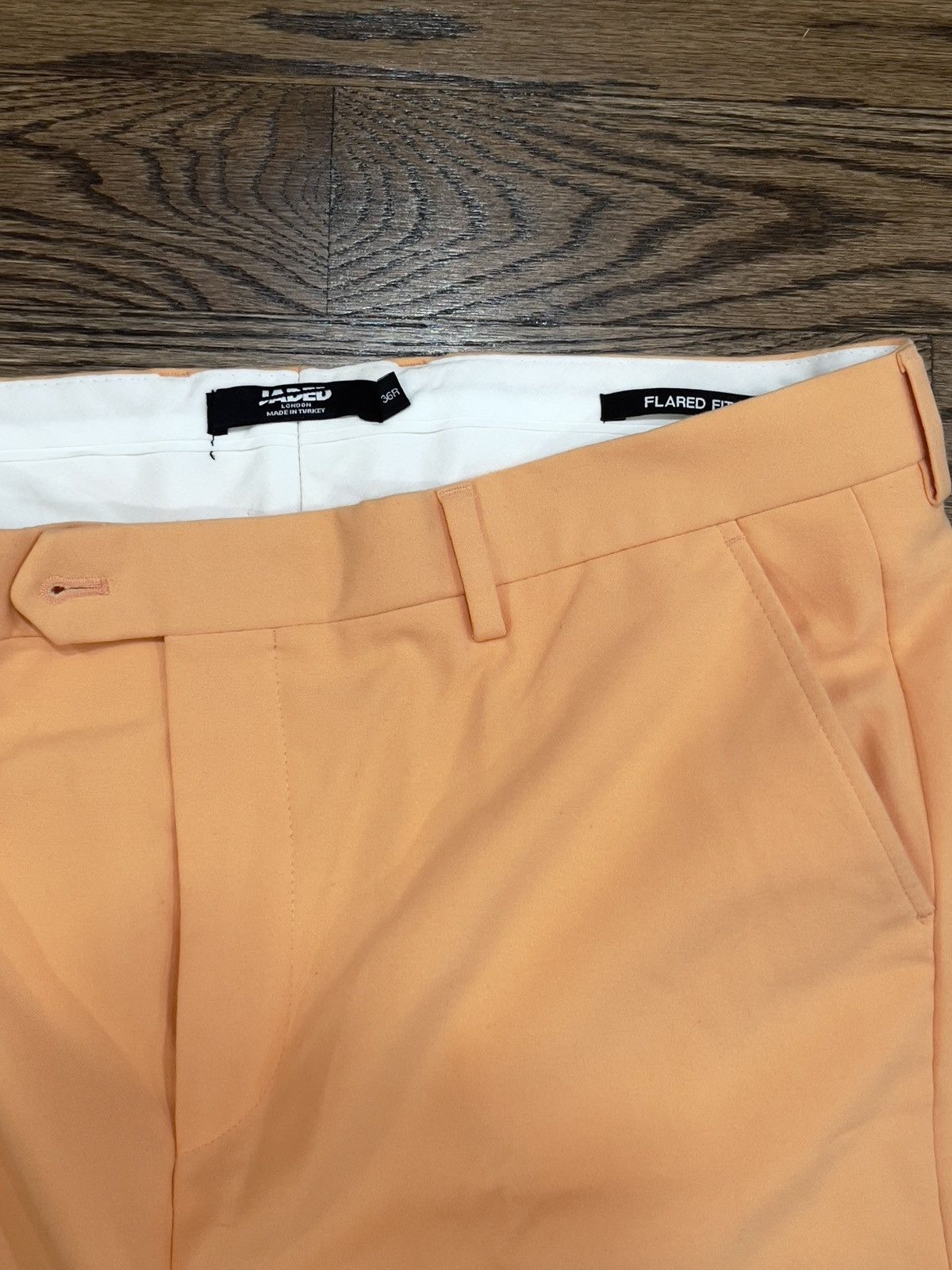 Jaded London Jaded London Peach Flared Trousers Size US 36 / EU 52 - 3 Thumbnail