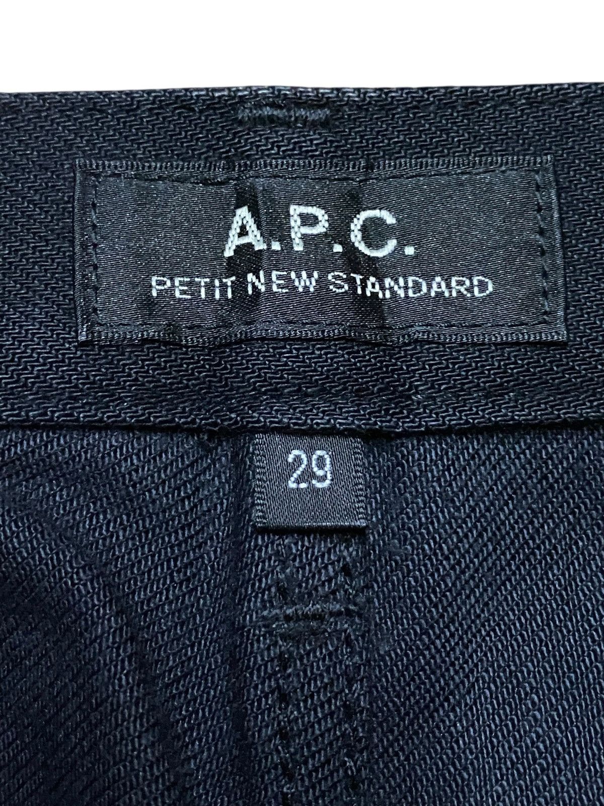 A.P.C. Vintage A.P.C Petit New Standard Black Denim Slim Fit Jeans Size US 31 - 11 Thumbnail