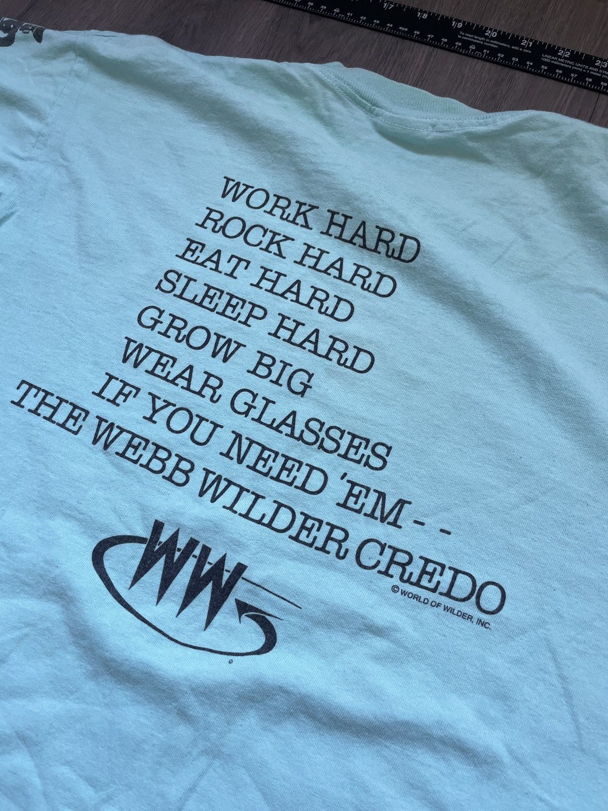 Fruit Of The Loom Vintage Webb Wilder “Doo Dads” Promo T-shirt (Sz. XL) Size US XL / EU 56 / 4 - 5 Thumbnail