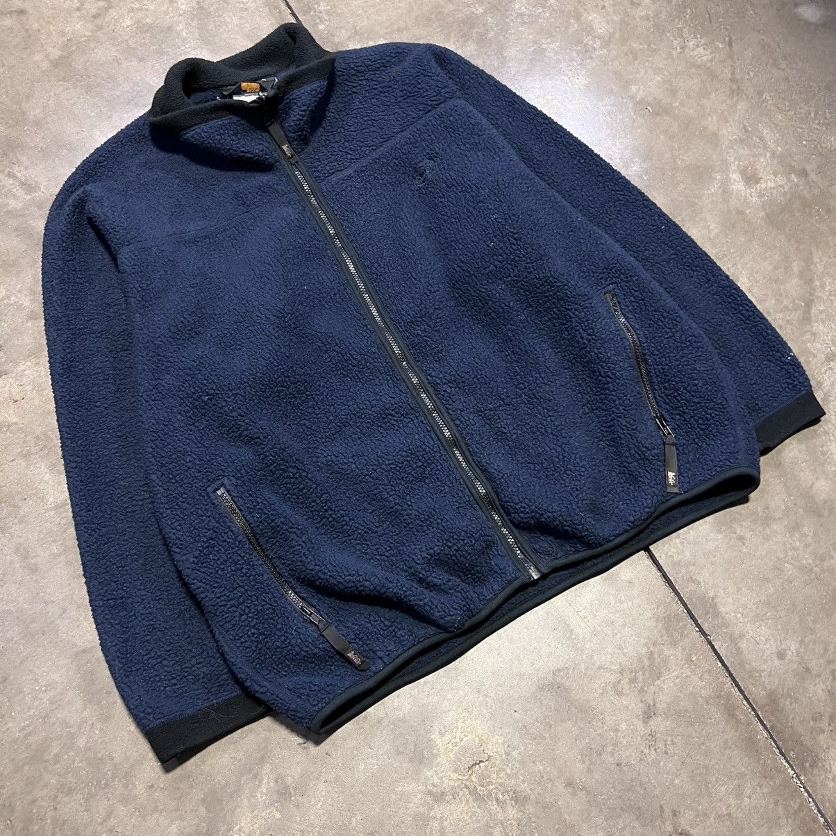 Rei Vintage REI Fleece Jacket Zip Up Deep Pile Sherpa 90s USA Size US XL / EU 56 / 4 - 2 Thumbnail