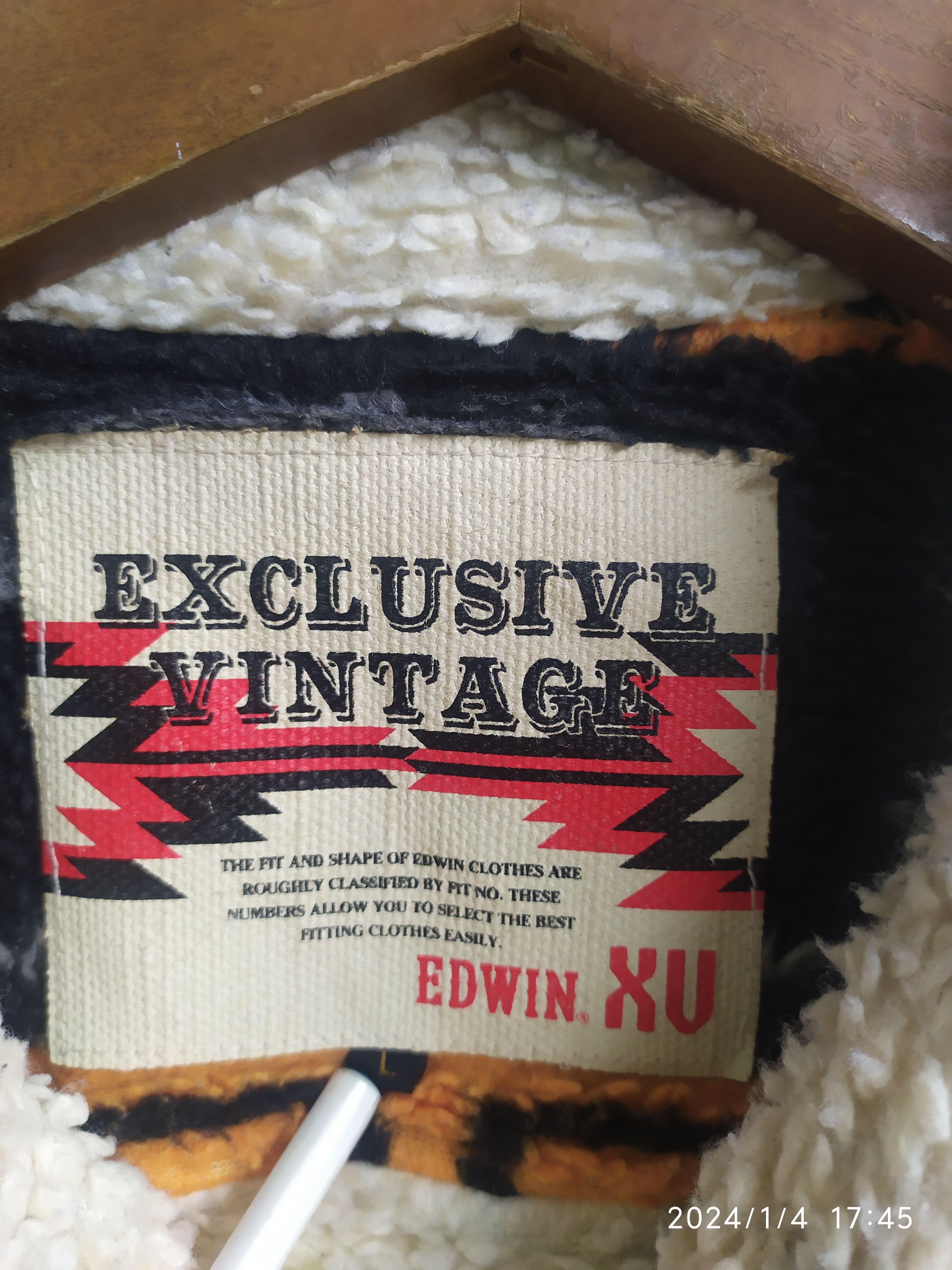 Edwin 🔥EDWIN Corduroy Trucker Sherpa Jacket🔥 Size US M / EU 48-50 / 2 - 9 Thumbnail