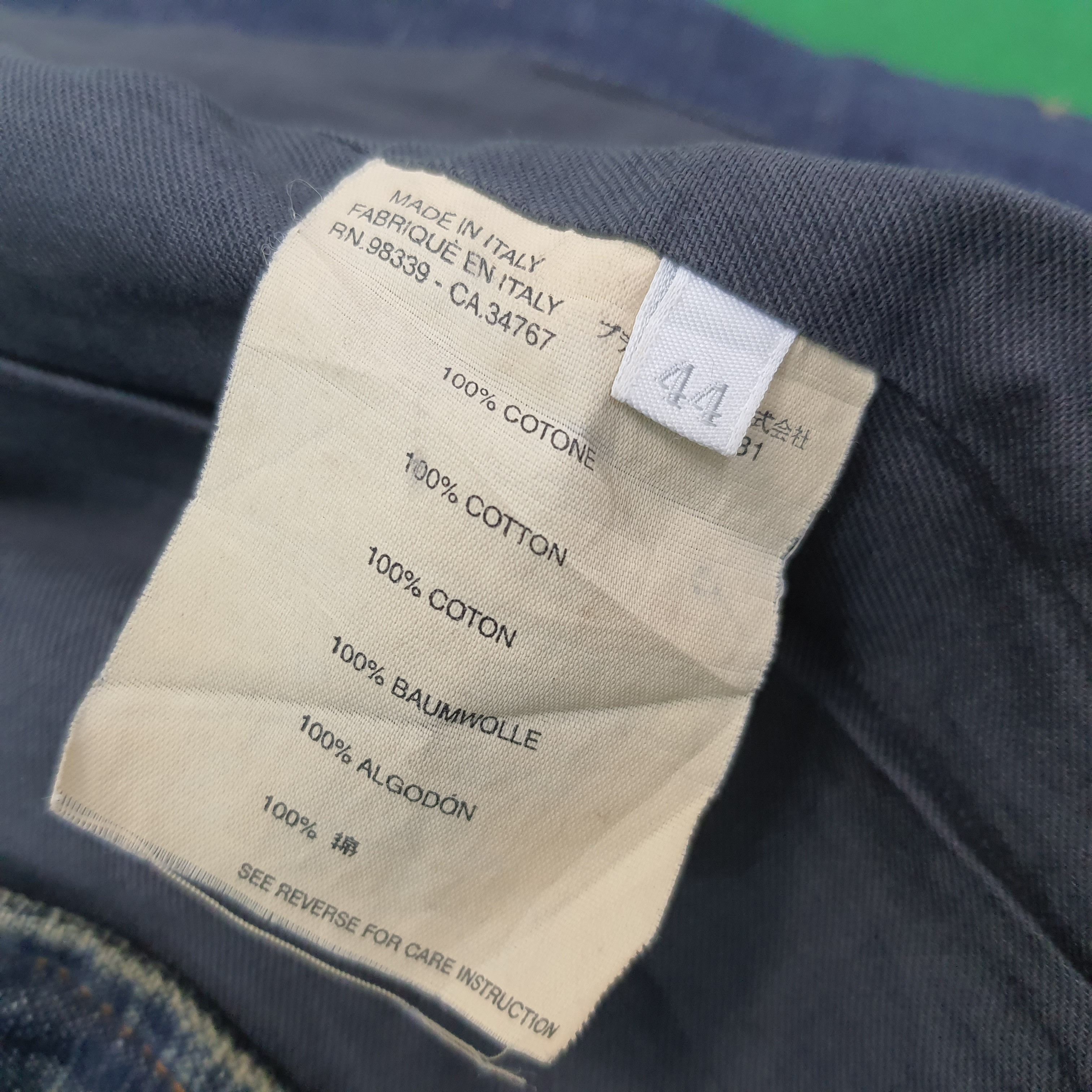 Miu Miu Vintage Miu Miu by Prada Denim Fiammato Blazer C256N2 Size XS / US 0-2 / IT 36-38 - 6 Thumbnail