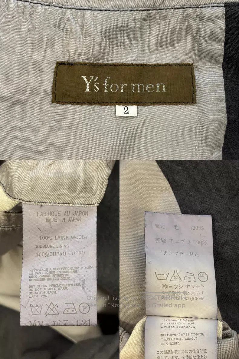 Yohji Yamamoto Yohji Yamamoto size 2 Cotton dyed wool blazer Size 36S - 8 Thumbnail
