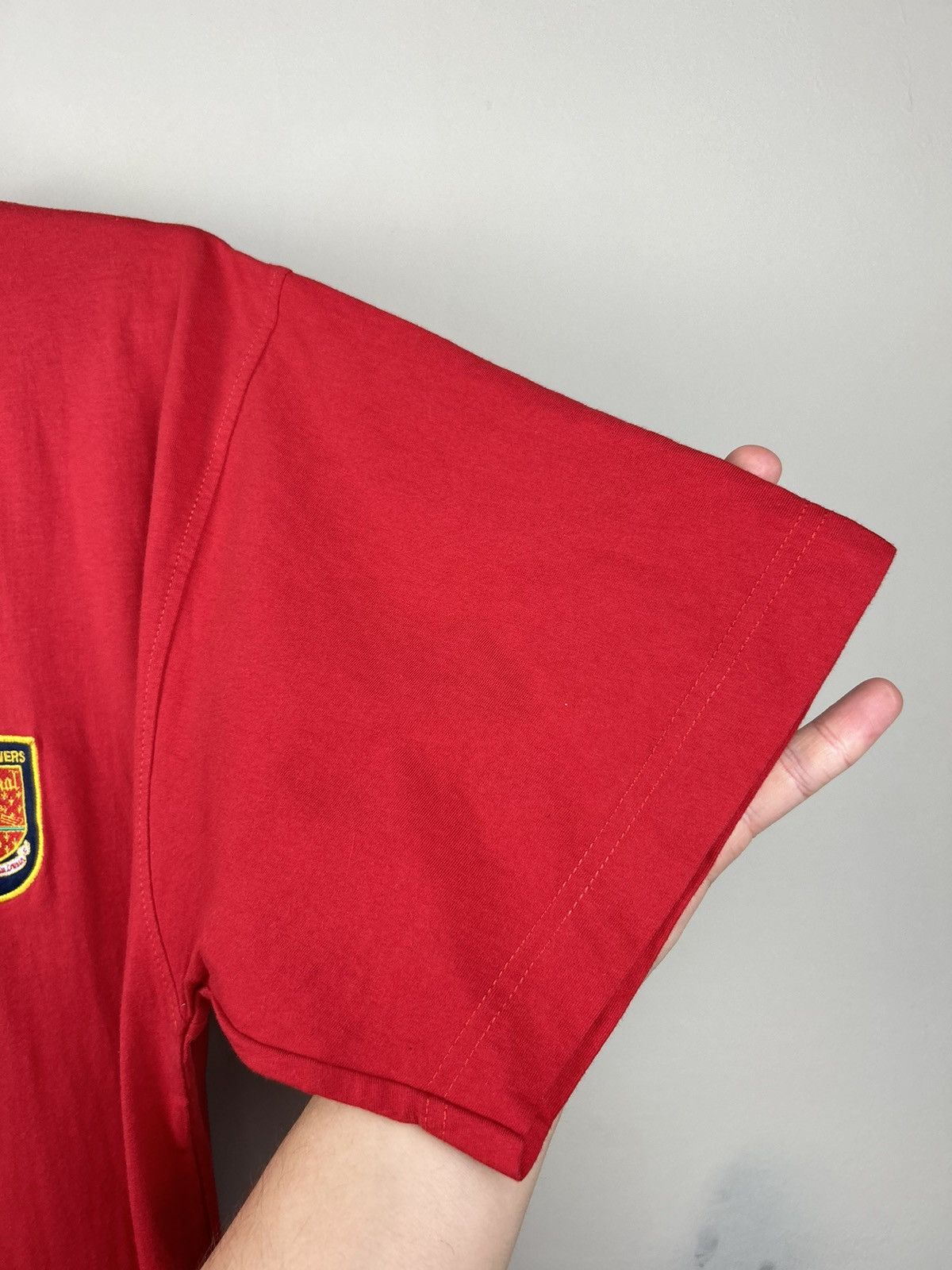 Vintage Vintage 90s Arsenal London Jersey Cotton T shirt Size US L / EU 52-54 / 3 - 6 Thumbnail