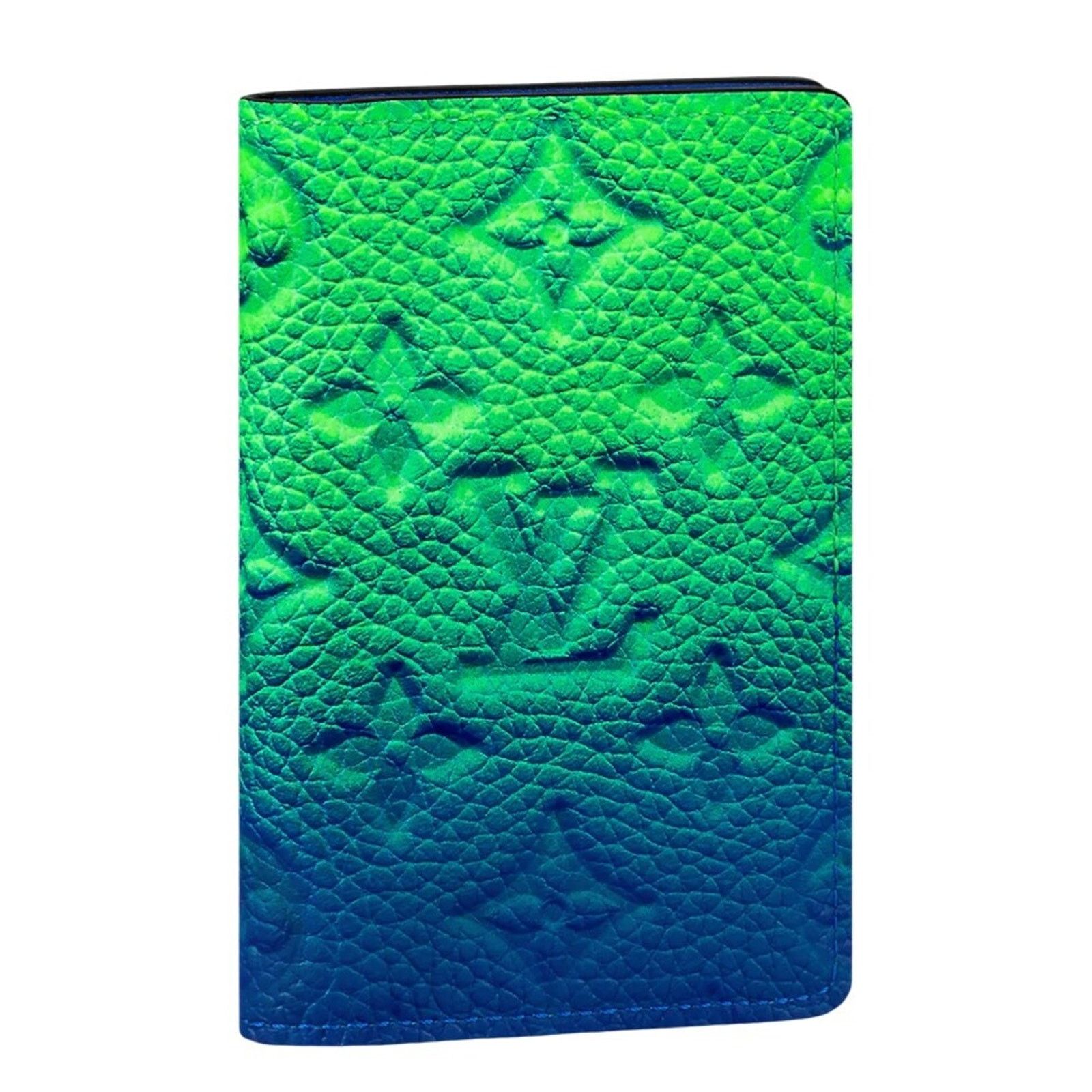 Louis Vuitton Louis Vuitton Logo Green Blue Ombre Pocket Organizer Wallet Size ONE SIZE - 1 Thumbnail