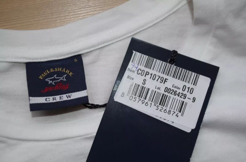 Paul & Shark RRP300€ PAUL&SHARK sz S T-shirt Yachting Crew Long Sleeves Size US S / EU 44-46 / 1 - 4 Thumbnail