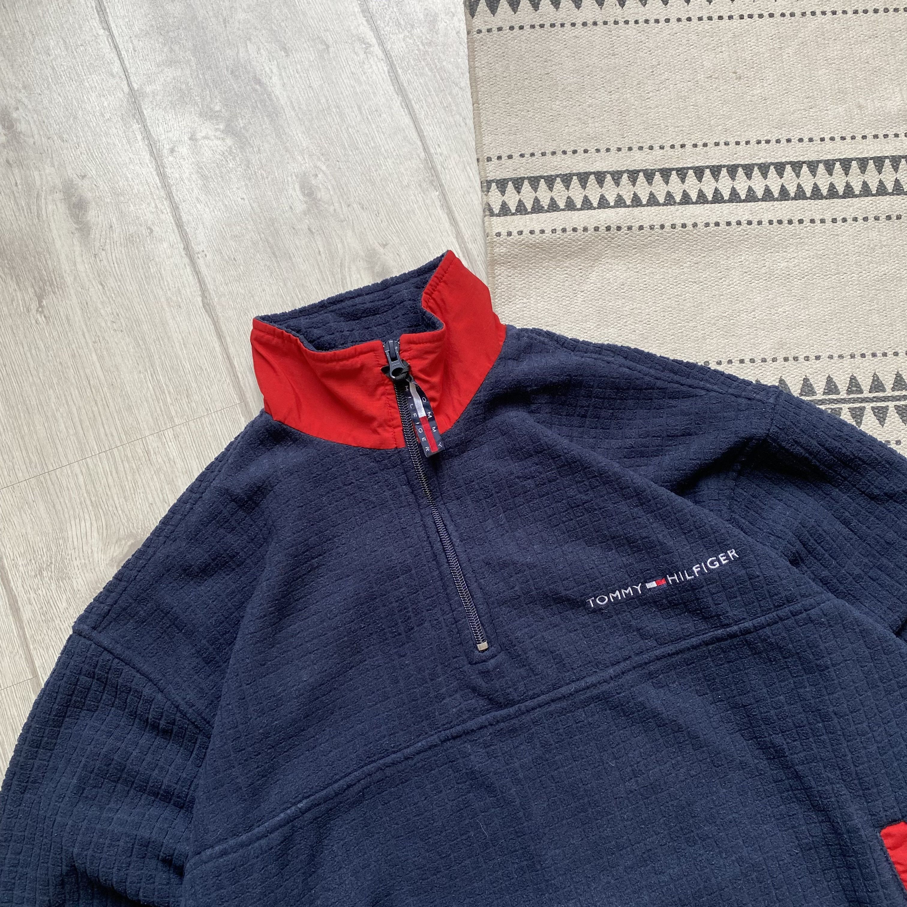 Tommy Hilfiger 🏔️Vintage 90s Tommy Hilfige fleece sweater zip Gorpcore Size US M / EU 48-50 / 2 - 2 Thumbnail