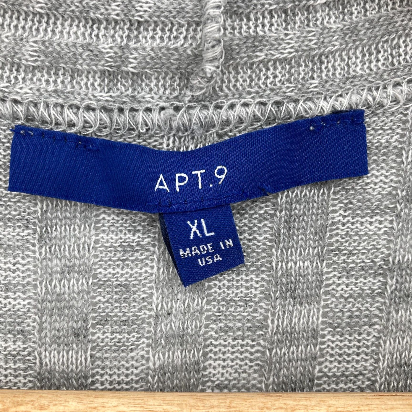 Apt. 9 Apt. 9 Sweater Womens XL Gray Open Front Cardigan Ribbed Knit Casual Preppy NWT Size XL / US 12-14 / IT 48-50 - 4 Thumbnail