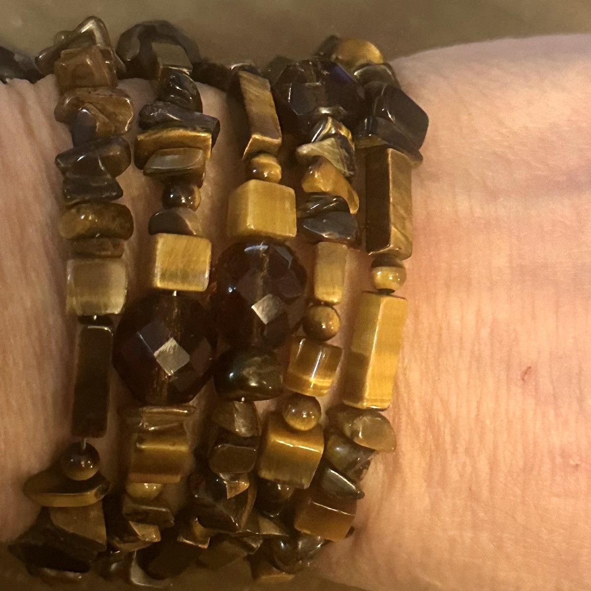 Other Tigers eye chip multiple wrap bracelet Size ONE SIZE - 4 Thumbnail