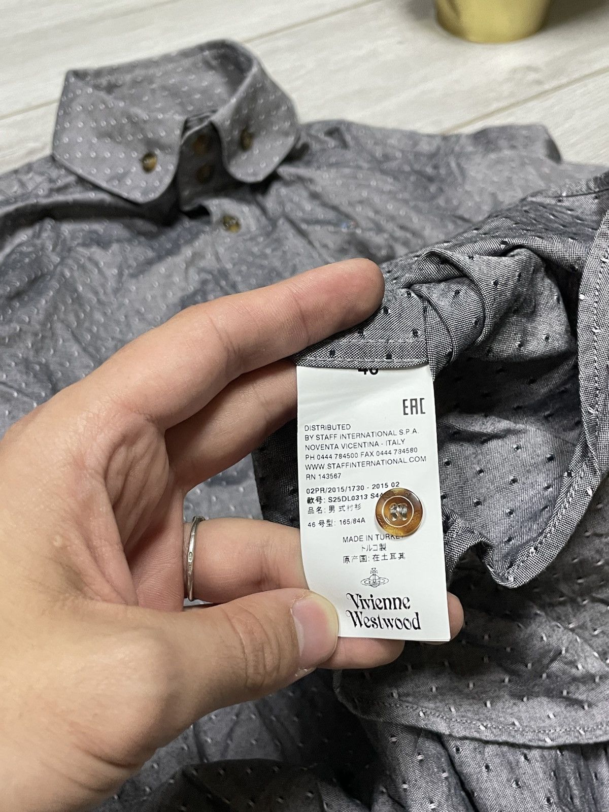 Vivienne Westwood Vivienne Westwood shirt buttons dot vintage orb Size US M / EU 48-50 / 2 - 5 Thumbnail