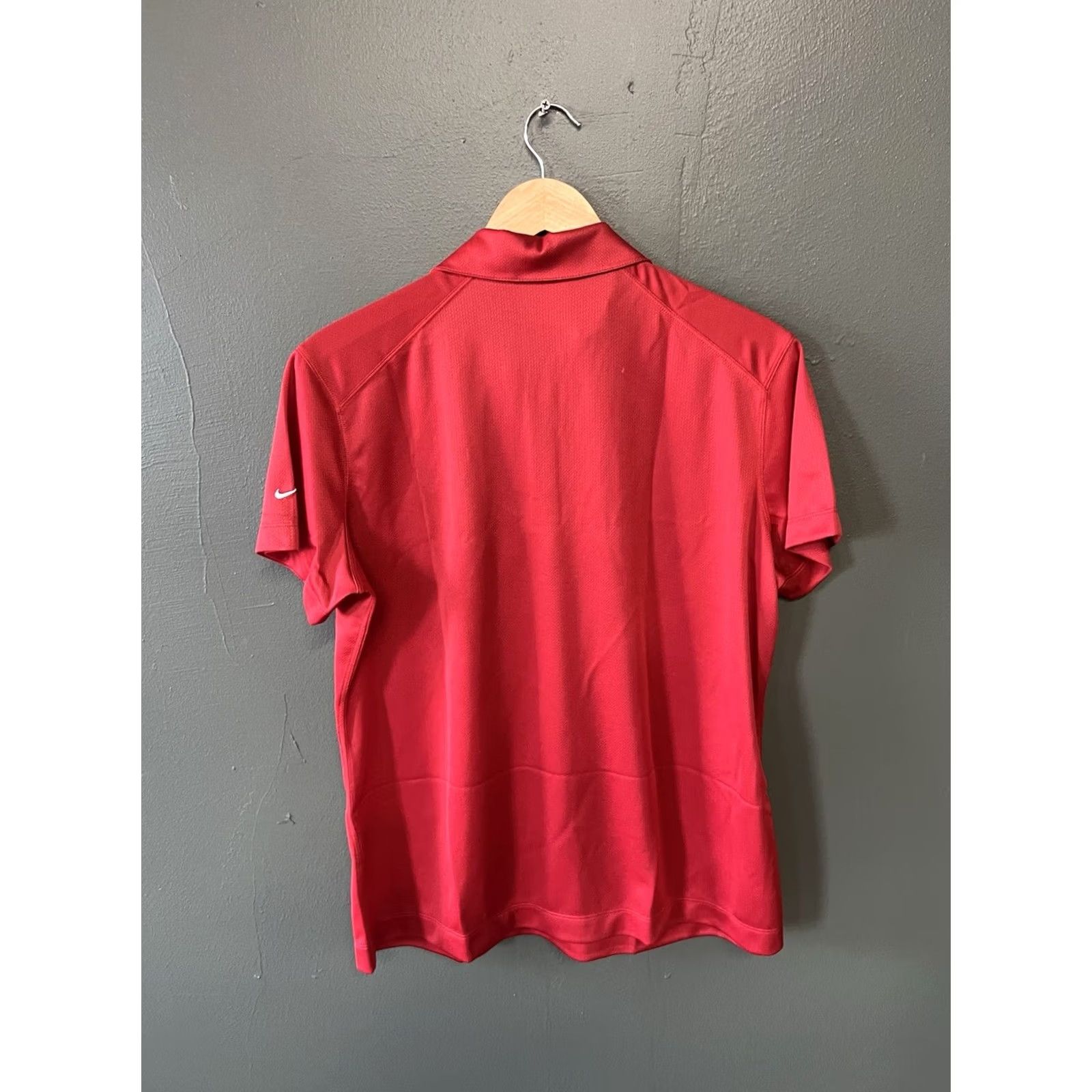 Nike Nike Mens Red Short Sleeve Polo Shirt XL Golf Well Fargo Polo Shirt Size US XL / EU 56 / 4 - 2 Thumbnail