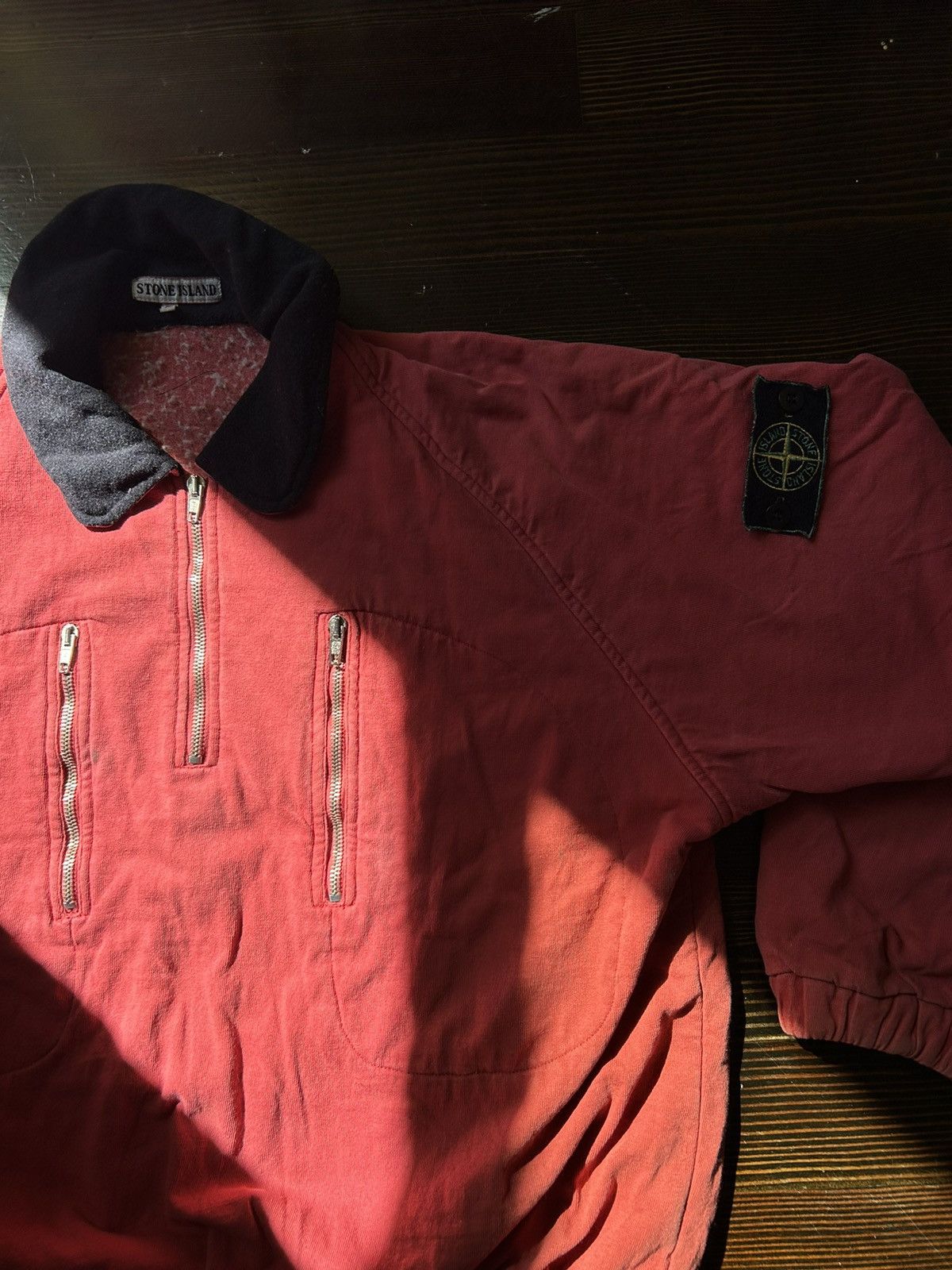 C.P. Company × Massimo Osti × Stone Island Vintage Stone Island Lungs Sweater Size US L / EU 52-54 / 3 - 1 Thumbnail