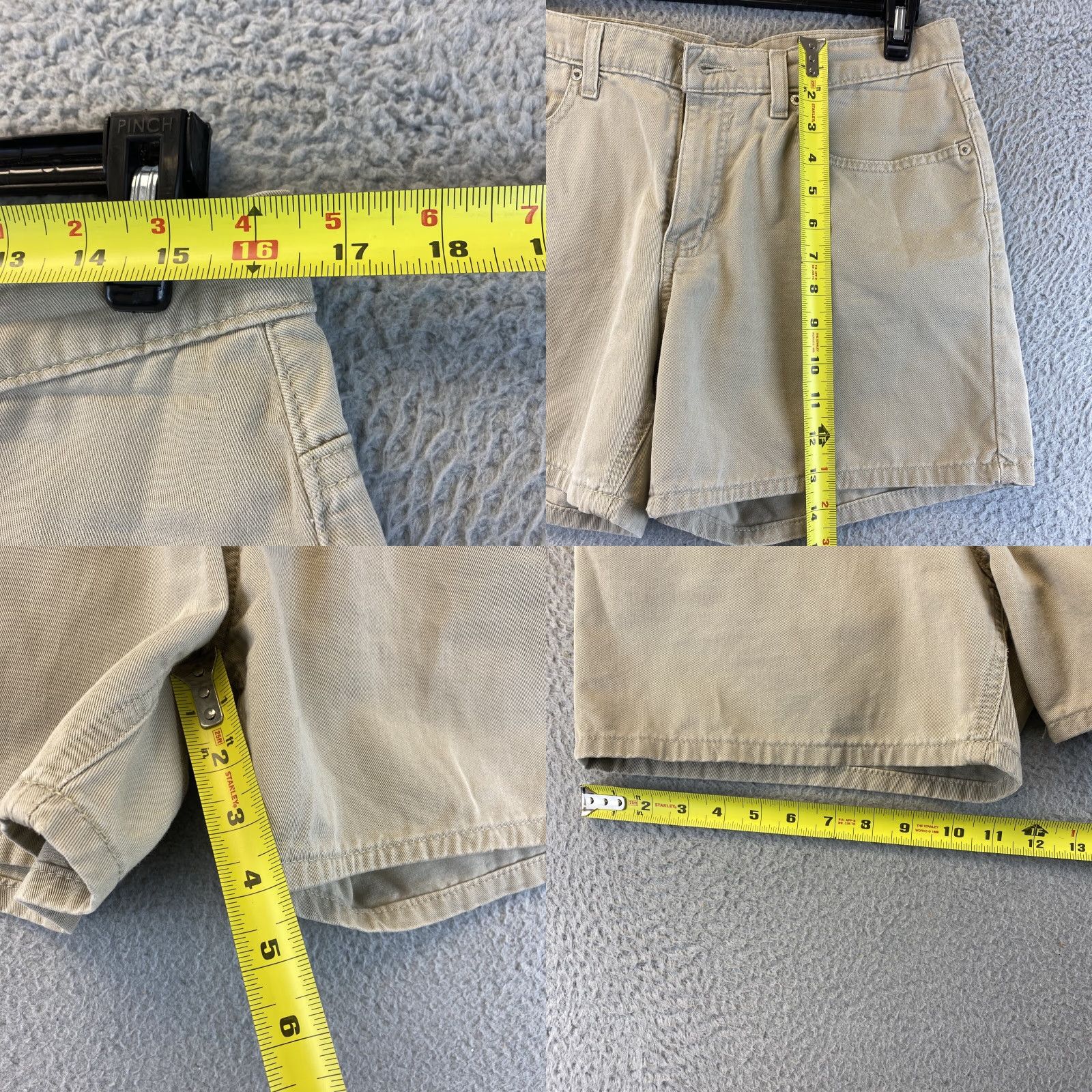 Ralph Lauren Ralph Lauren Women's Shorts Size 10 Beige Cotton Blend Denim Flat Front Popular Style Size 32" / US 10 / IT 46 - 8 Thumbnail