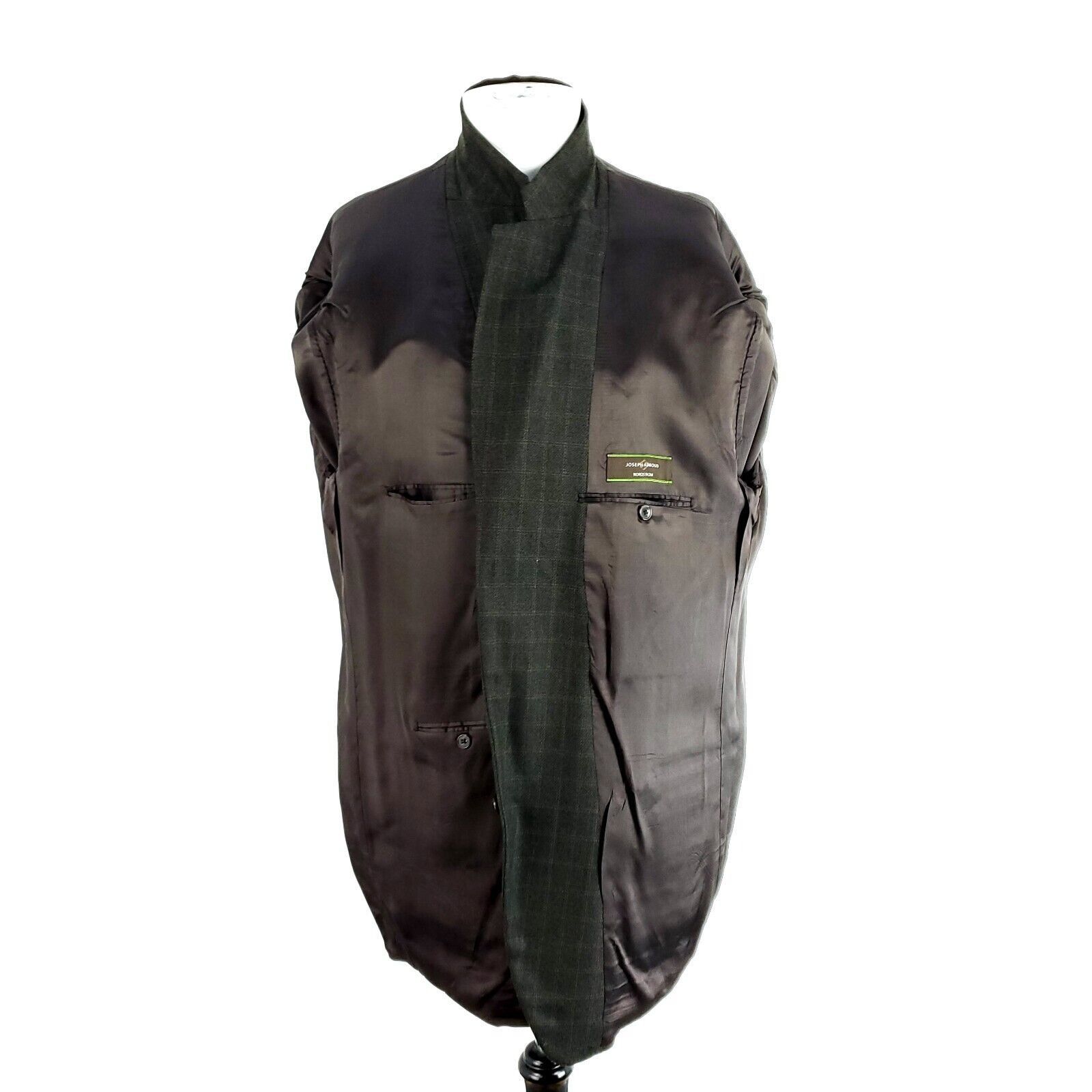 Joseph Abboud Joseph Abboud Nordstrom Tweed Wool 3 Button Sport Coat 48L B Size 48L - 9 Thumbnail