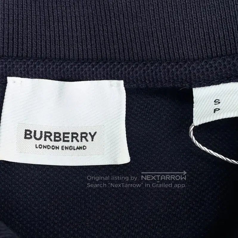 Burberry Burberry Navy Cotton Men's Polo Shirt. Size US S / EU 44-46 / 1 - 5 Thumbnail