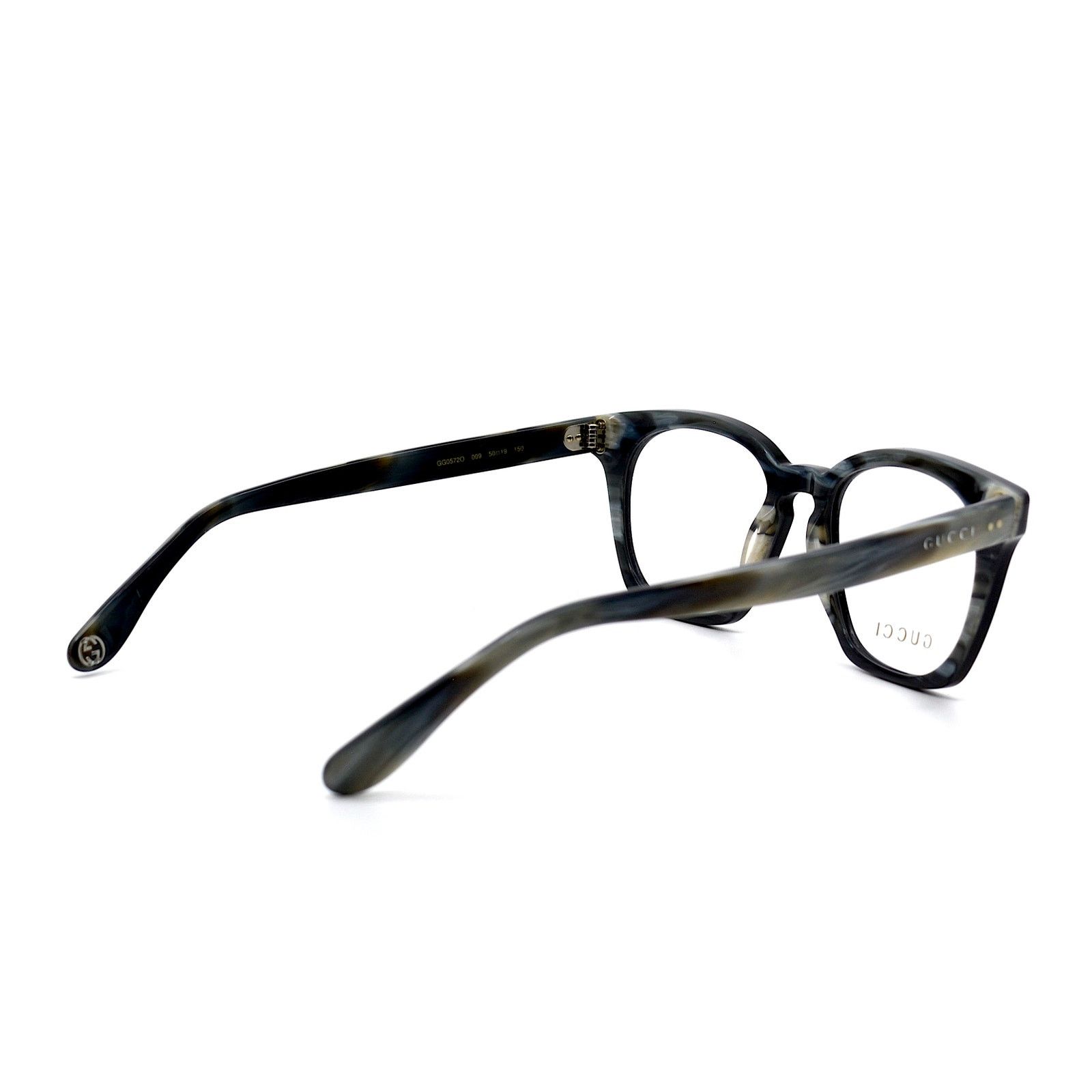 Gucci NEW GUCCI GG0572O 009 BLACK GREY AUTHENTIC EYEGLASSES FRAME Size ONE SIZE - 7 Thumbnail