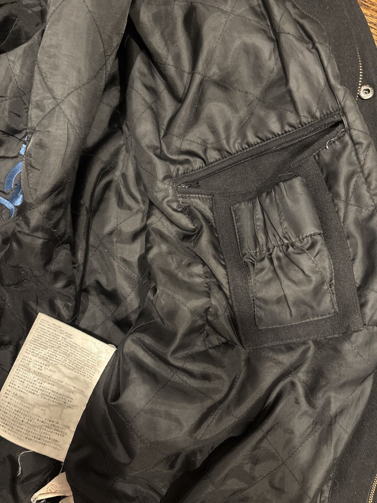 Pelle Pelle Vintage Pelle Pelle black/blue bomber Size US XXL / EU 58 / 5 - 6 Thumbnail