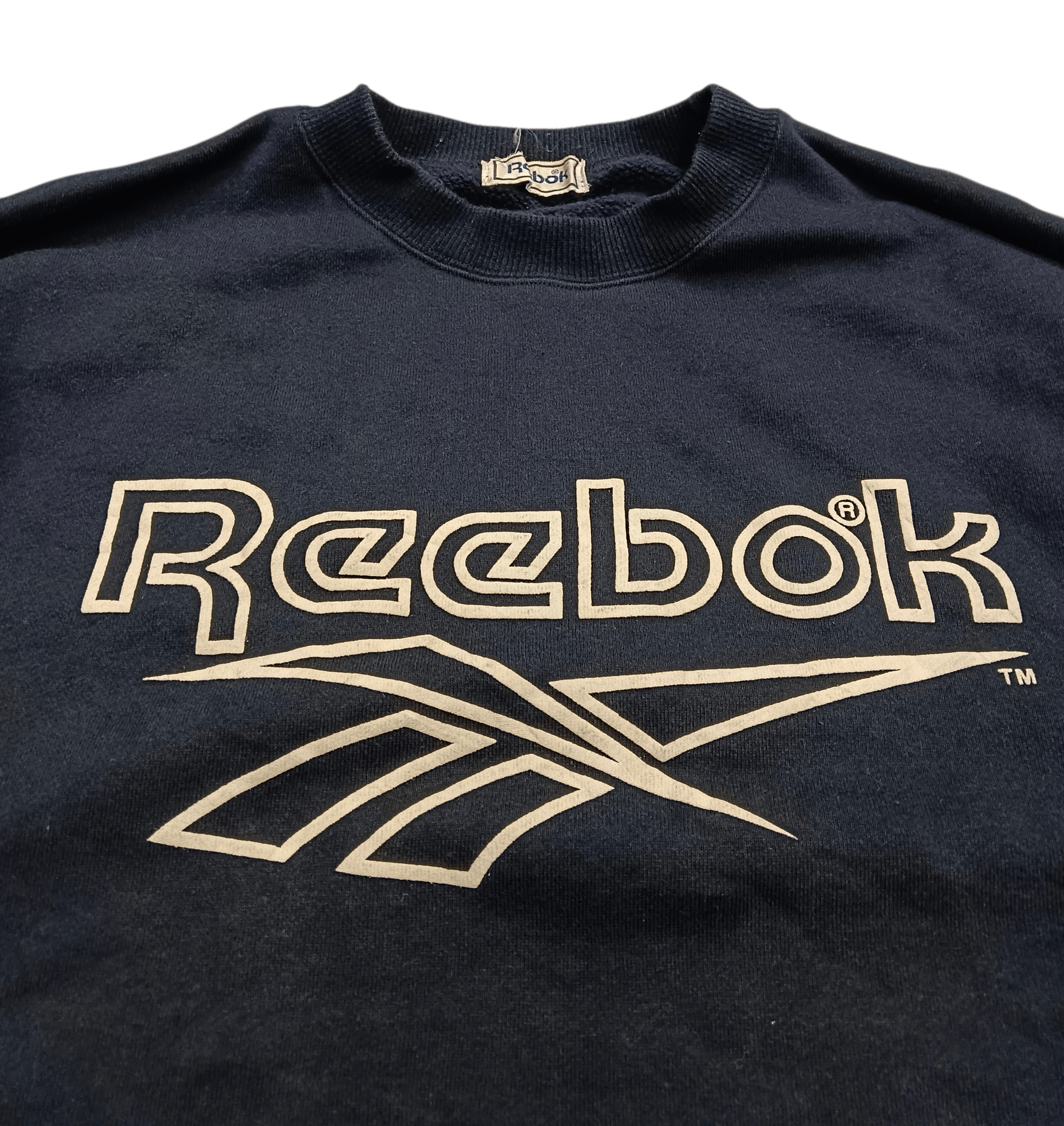 Reebok Vintage 90s Reebok Spellout Sweatshirt Size US L / EU 52-54 / 3 - 3 Thumbnail