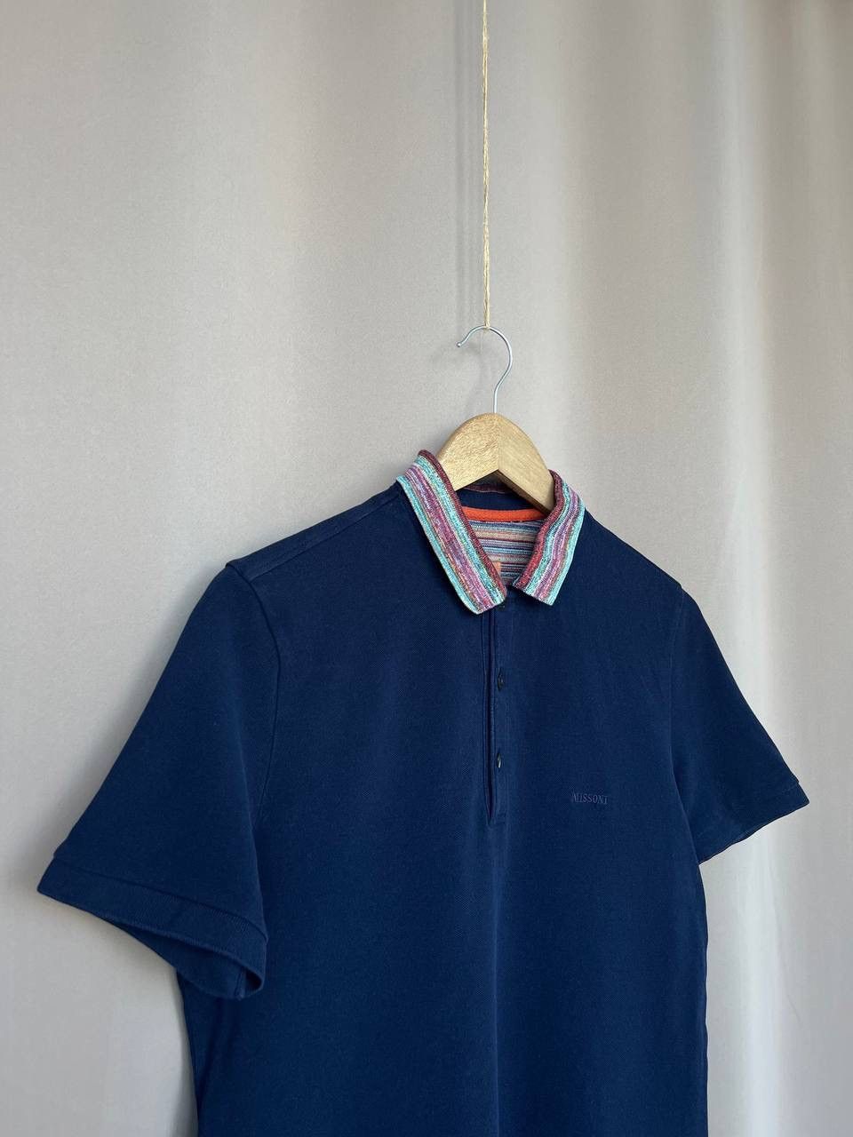 Missoni Missoni Slub Collar Polo Shirt Mens Size S Short Sleeve Size US S / EU 44-46 / 1 - 3 Thumbnail