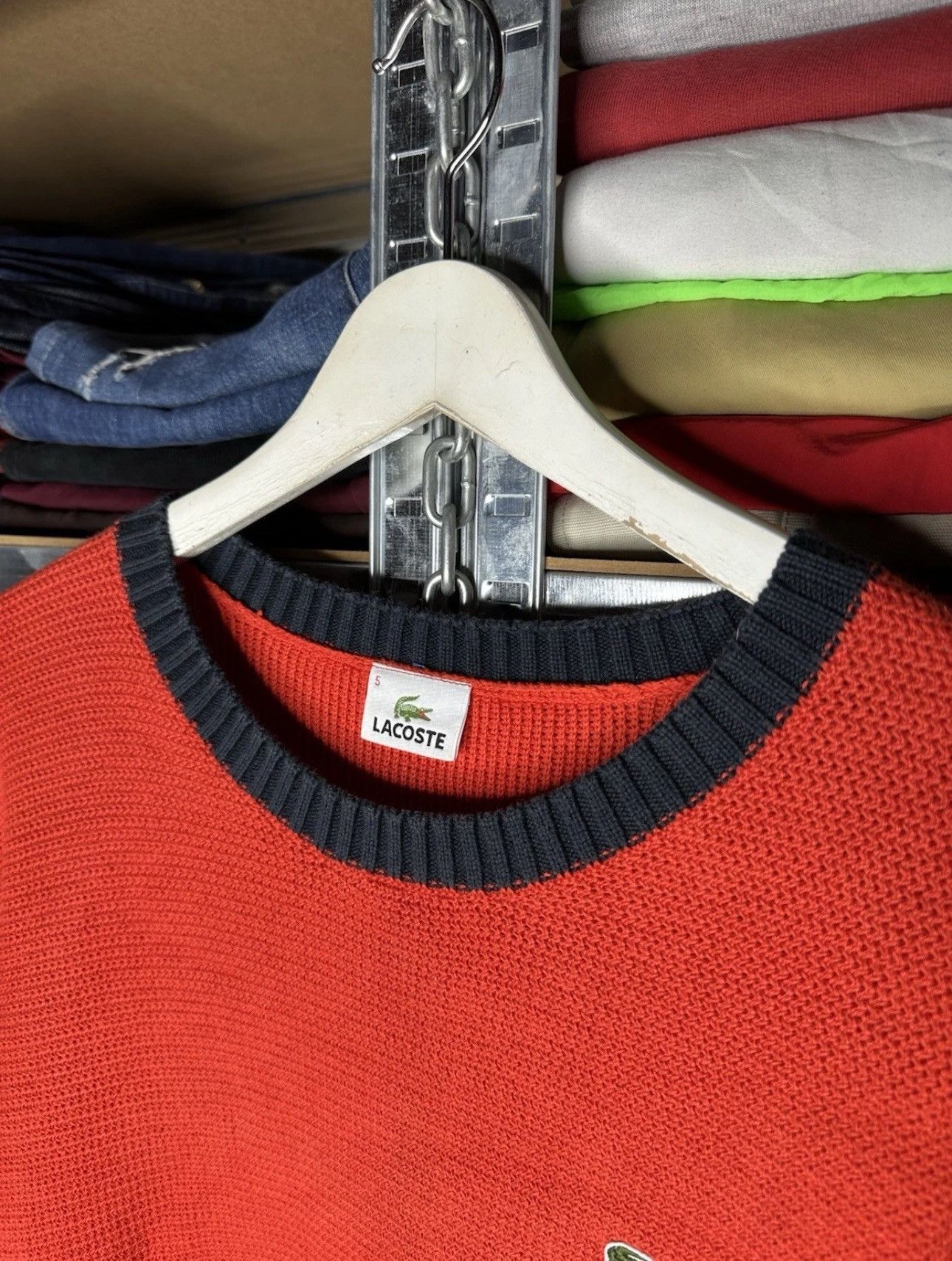 Lacoste Lacoste Cotton Knit Sweater Size 5 (L) Size US L / EU 52-54 / 3 - 4 Thumbnail