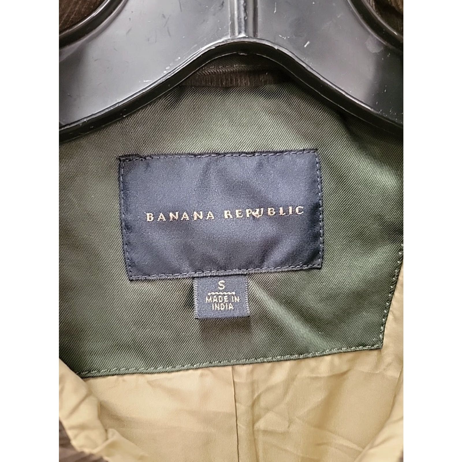 Banana Republic Banana Republic Mens Green Quilted Chore Jacket Zip Up Size S Size US S / EU 44-46 / 1 - 3 Thumbnail