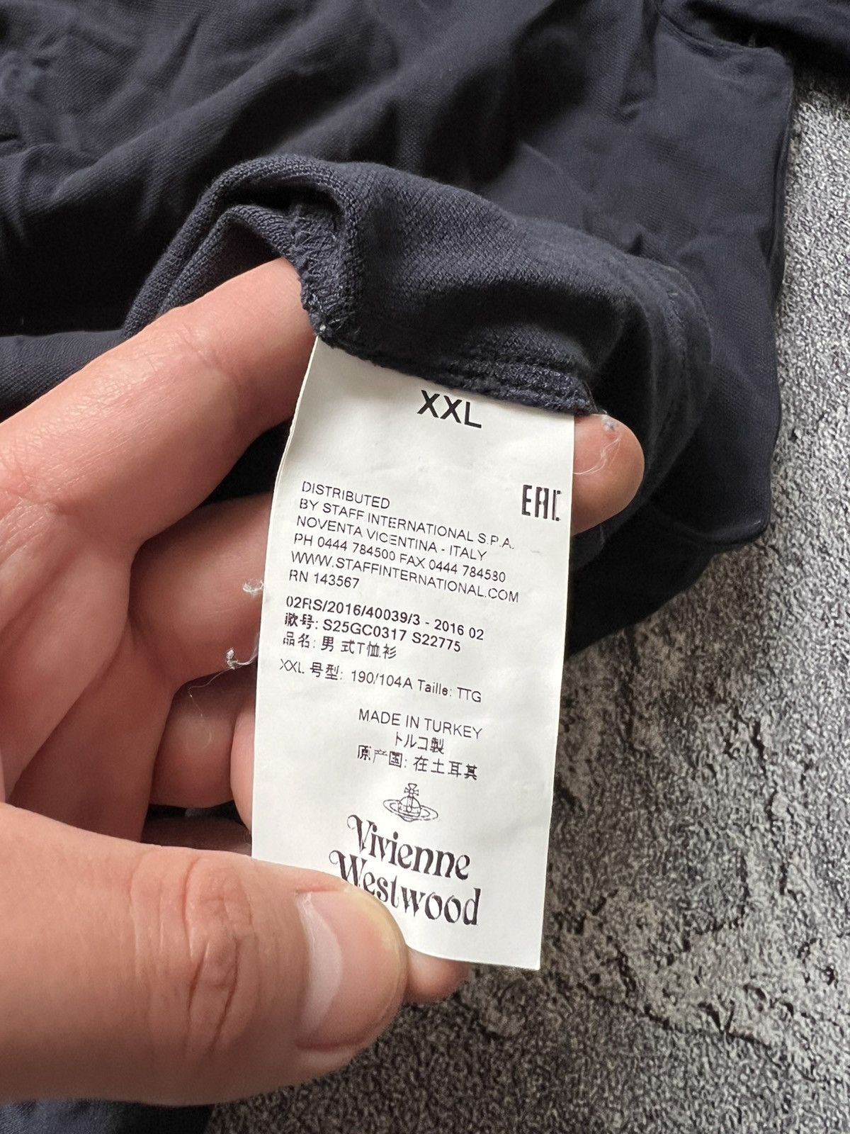 Vivienne Westwood VIVIENNE WESTWOOD Polo Shirt Black Size XXL Size US XXL / EU 58 / 5 - 5 Thumbnail