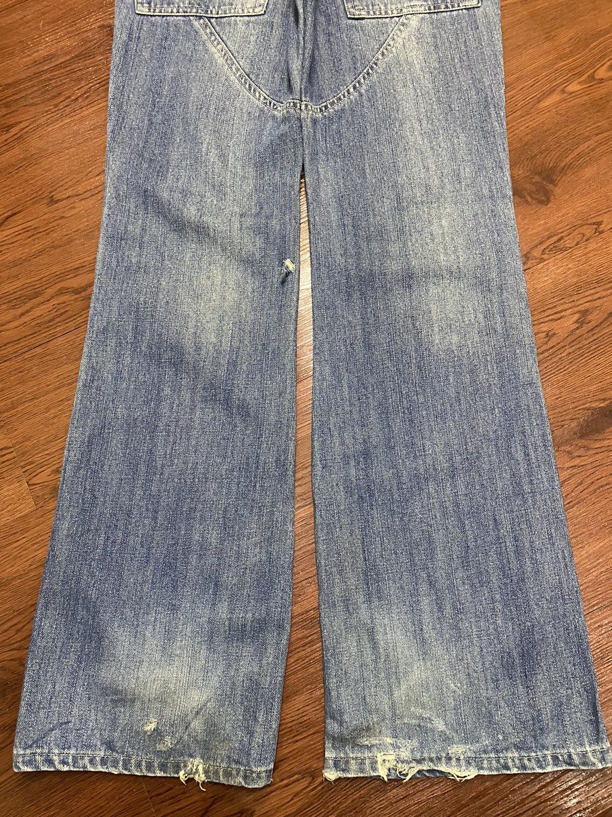 Japanese Brand Vintage Japanese Brand Bush Pants Flare Jeans Size US 31 - 6 Thumbnail