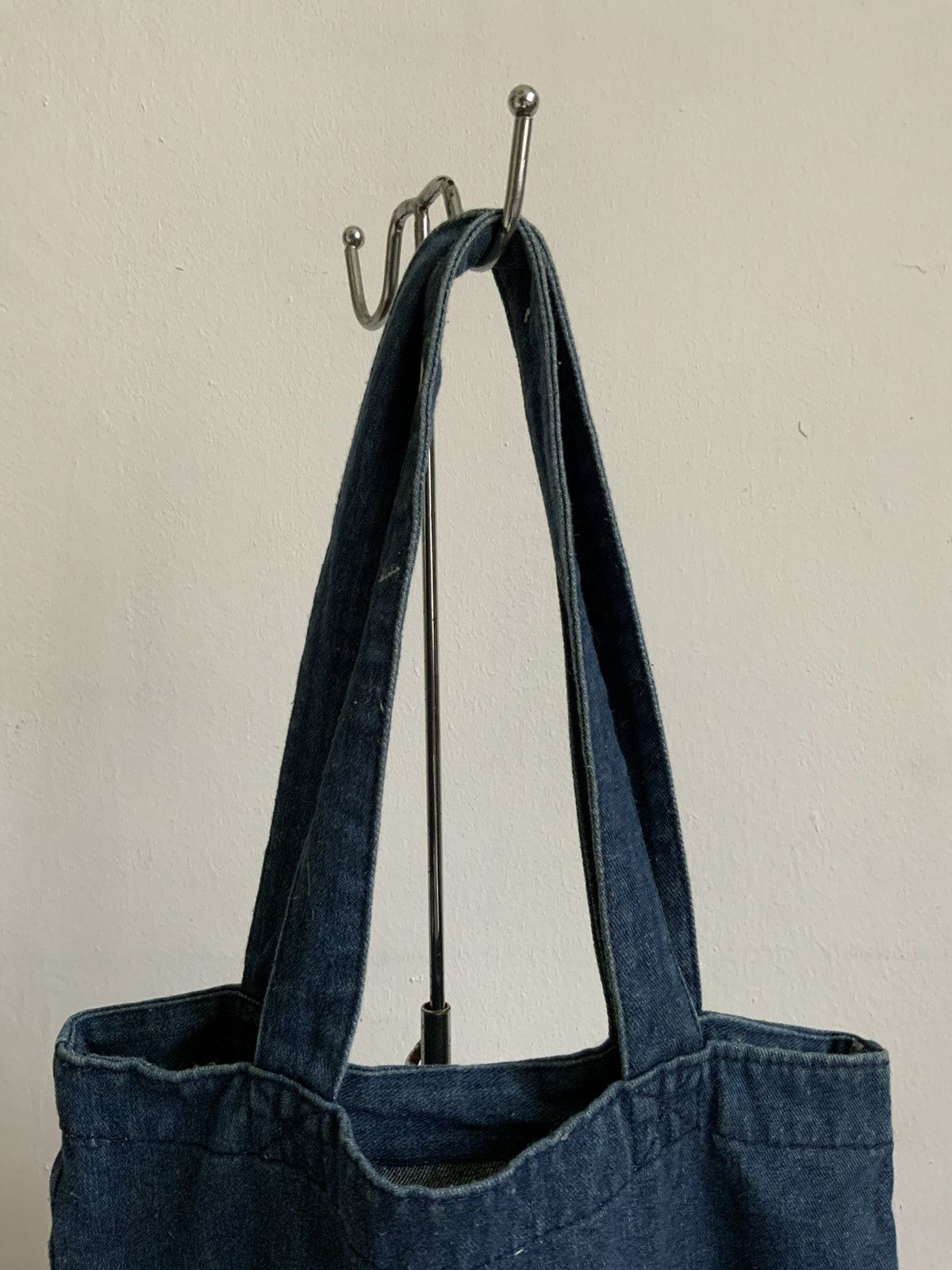 Japanese Brand Fuck You Disconchi Indigo Denim Tote Bag Size ONE SIZE - 3 Thumbnail