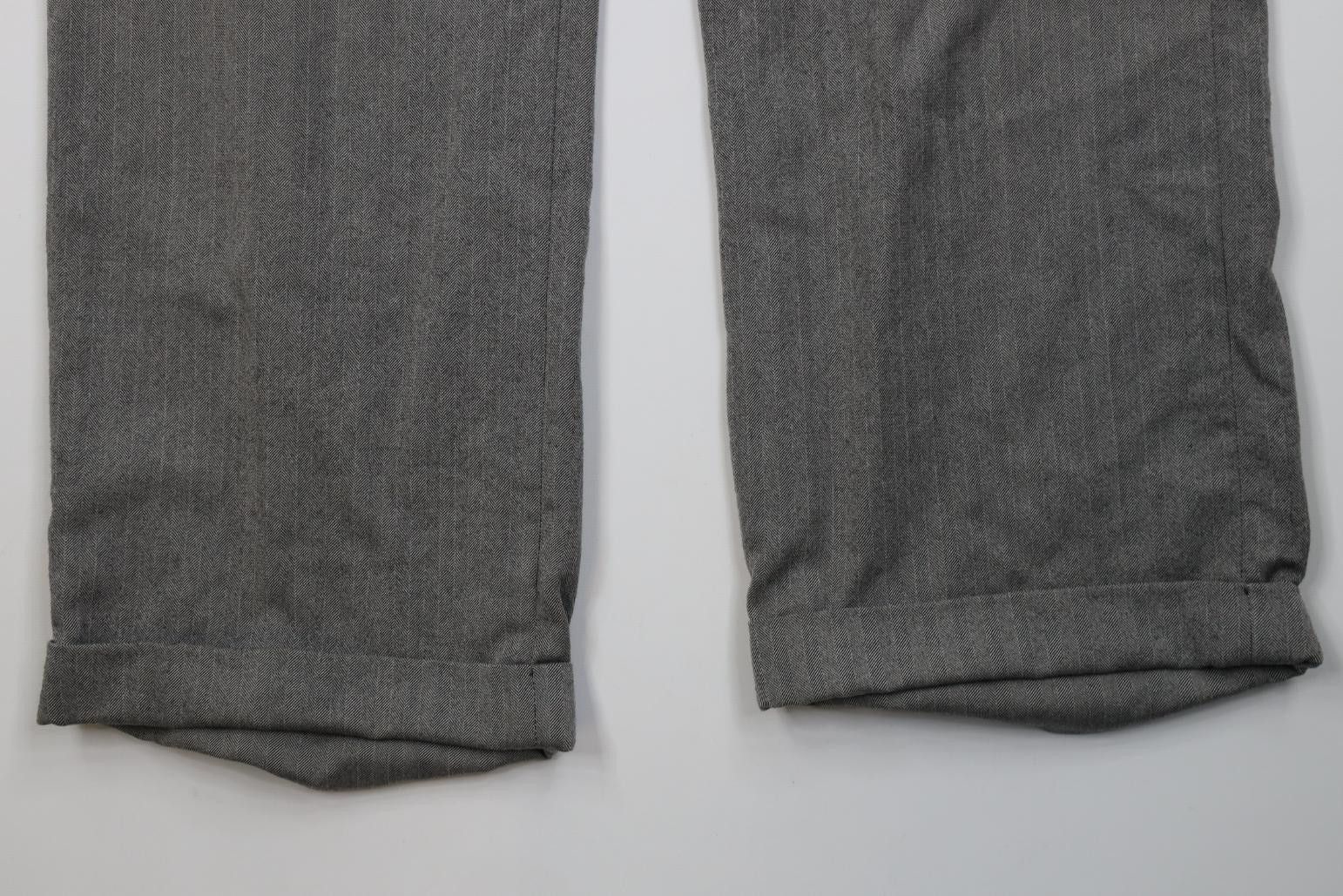 Vintage Vintage 70s Streetwear Herringbone Wide Leg Chino Pants USA Size US 34 / EU 50 - 4 Thumbnail