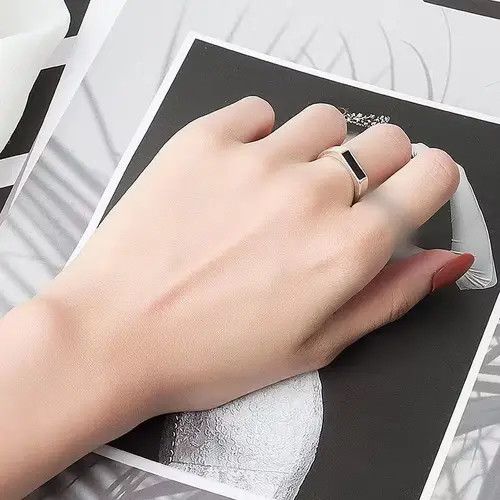 Japanese Brand × Vintage Abstract Minimalist Adjustable Ring Size ONE SIZE - 4 Thumbnail