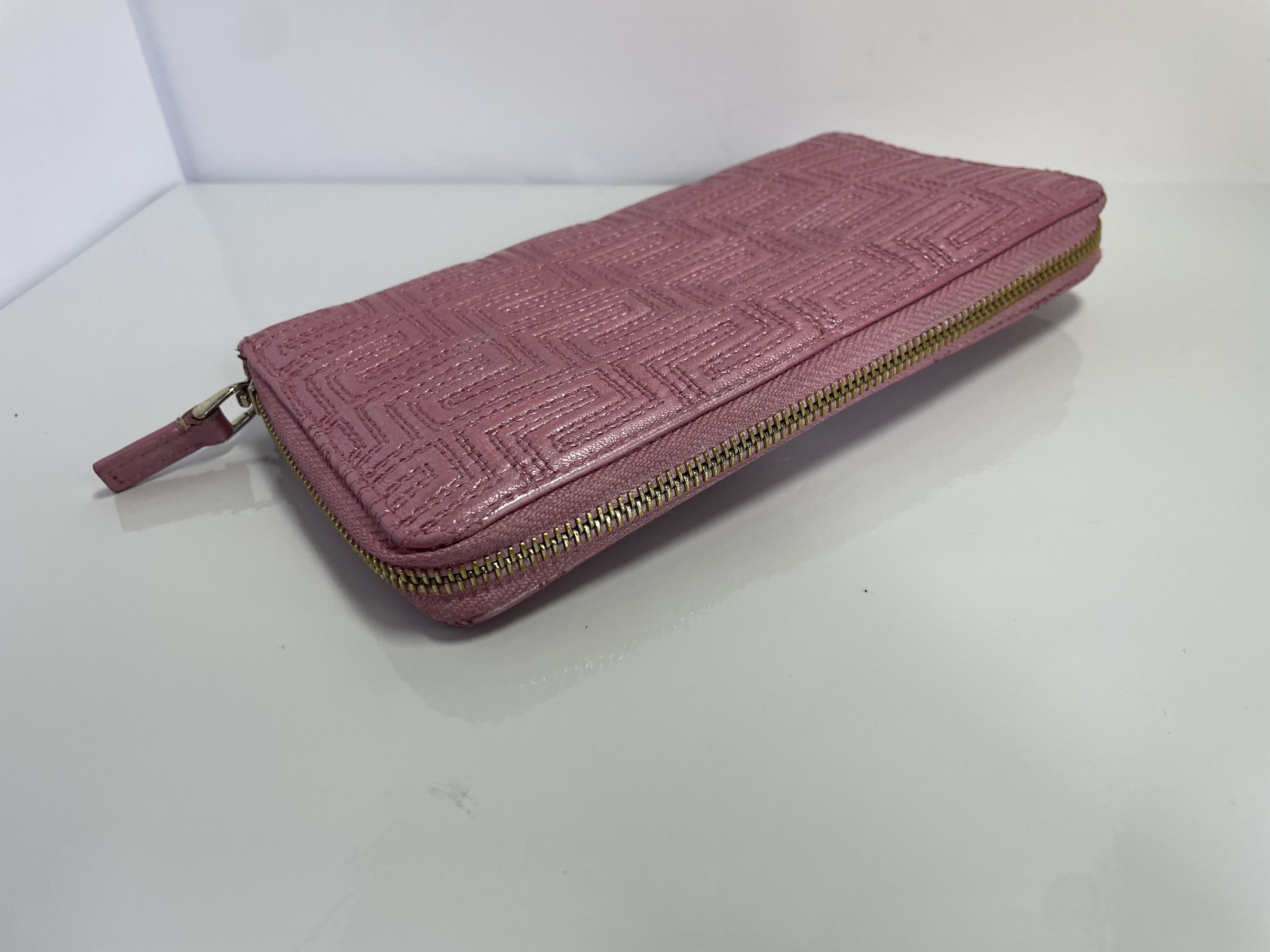 Versace Versace leather wallet in pink Size ONE SIZE - 3 Thumbnail