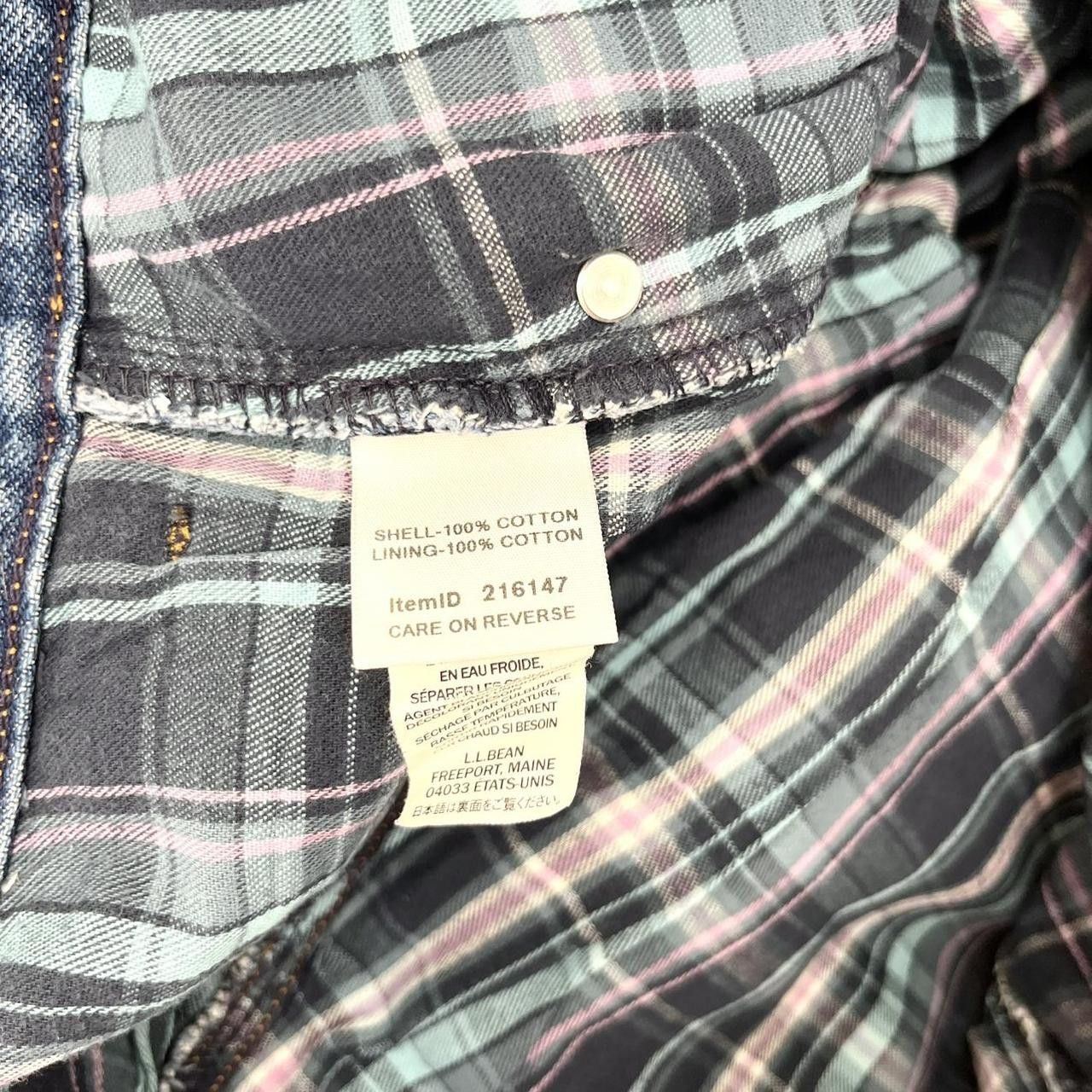 L.L. Bean L.L. Bean Original Relaxed Flannel Lined Denim Jeans Size 8 Size 30" / US 8 / IT 44 - 7 Thumbnail