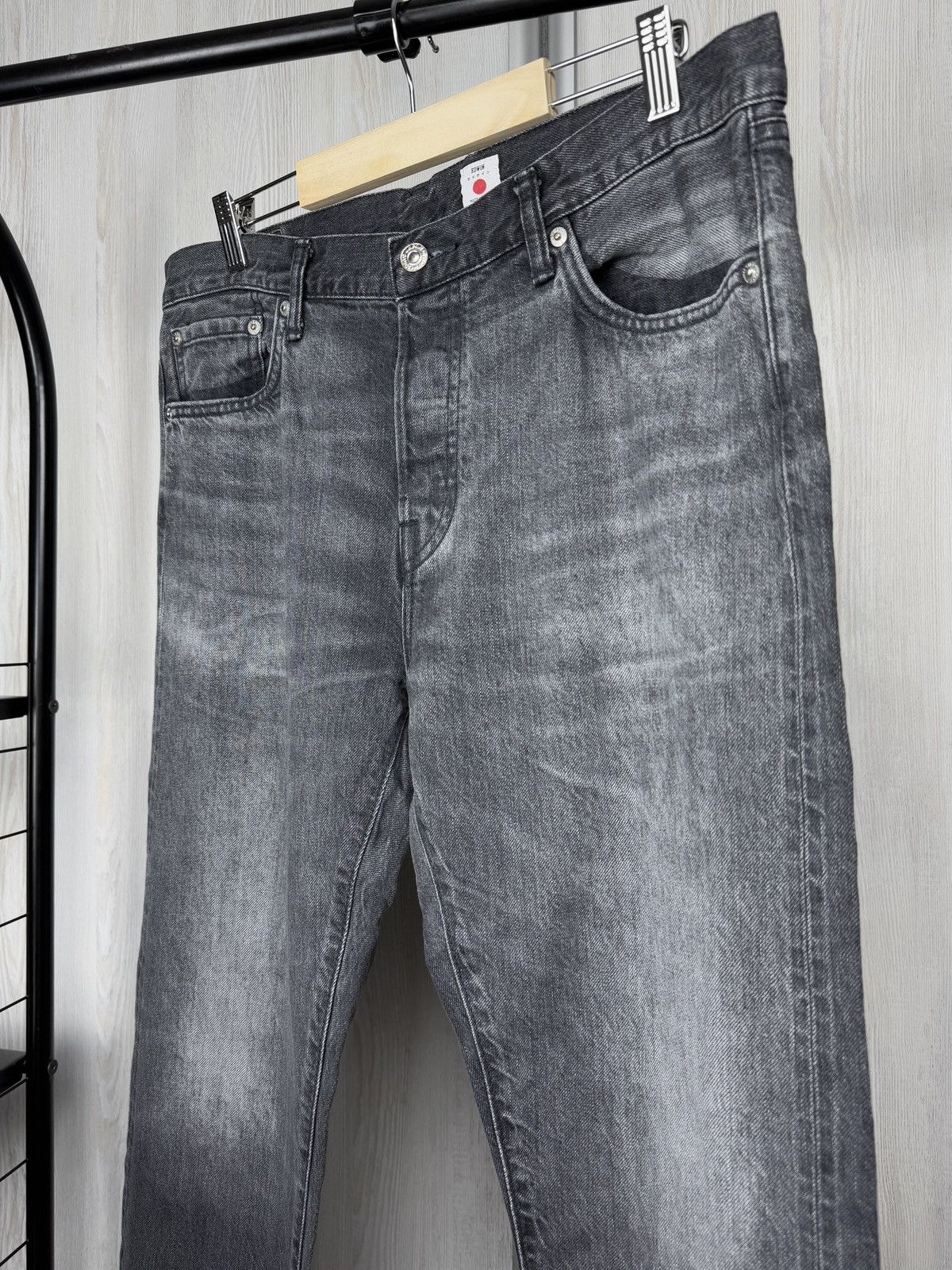Edwin Edwin Made in Japan Slim Tapered White Selvedge Denim Jeans Size US 32 / EU 48 - 3 Thumbnail
