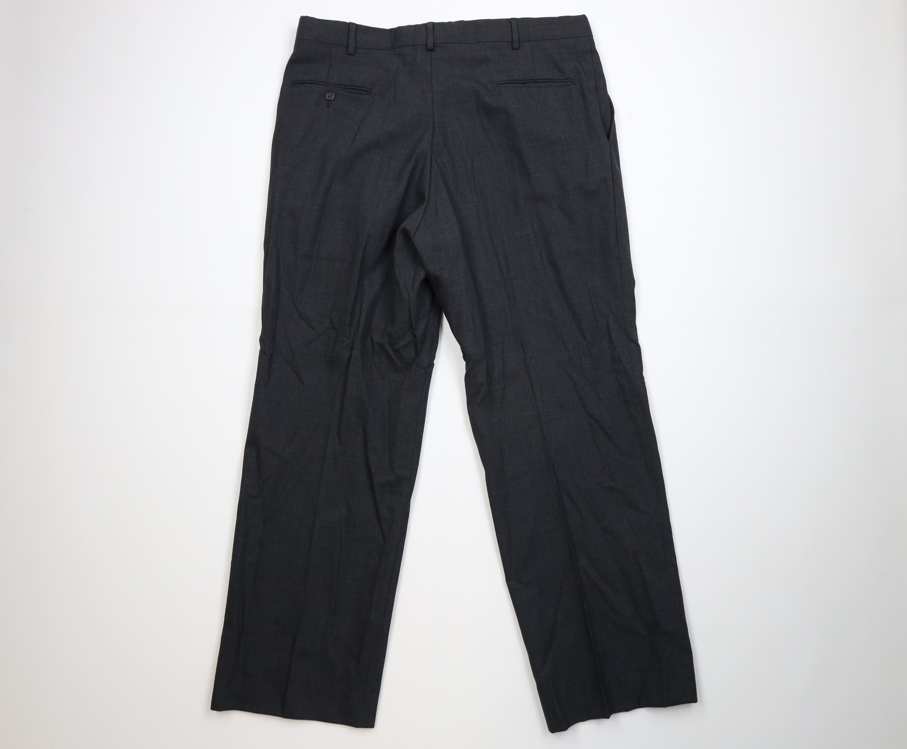Vintage Vintage 70s Streetwear Knit Pleated Wide Leg Chino Pants USA Size US 38 / EU 54 - 9 Thumbnail