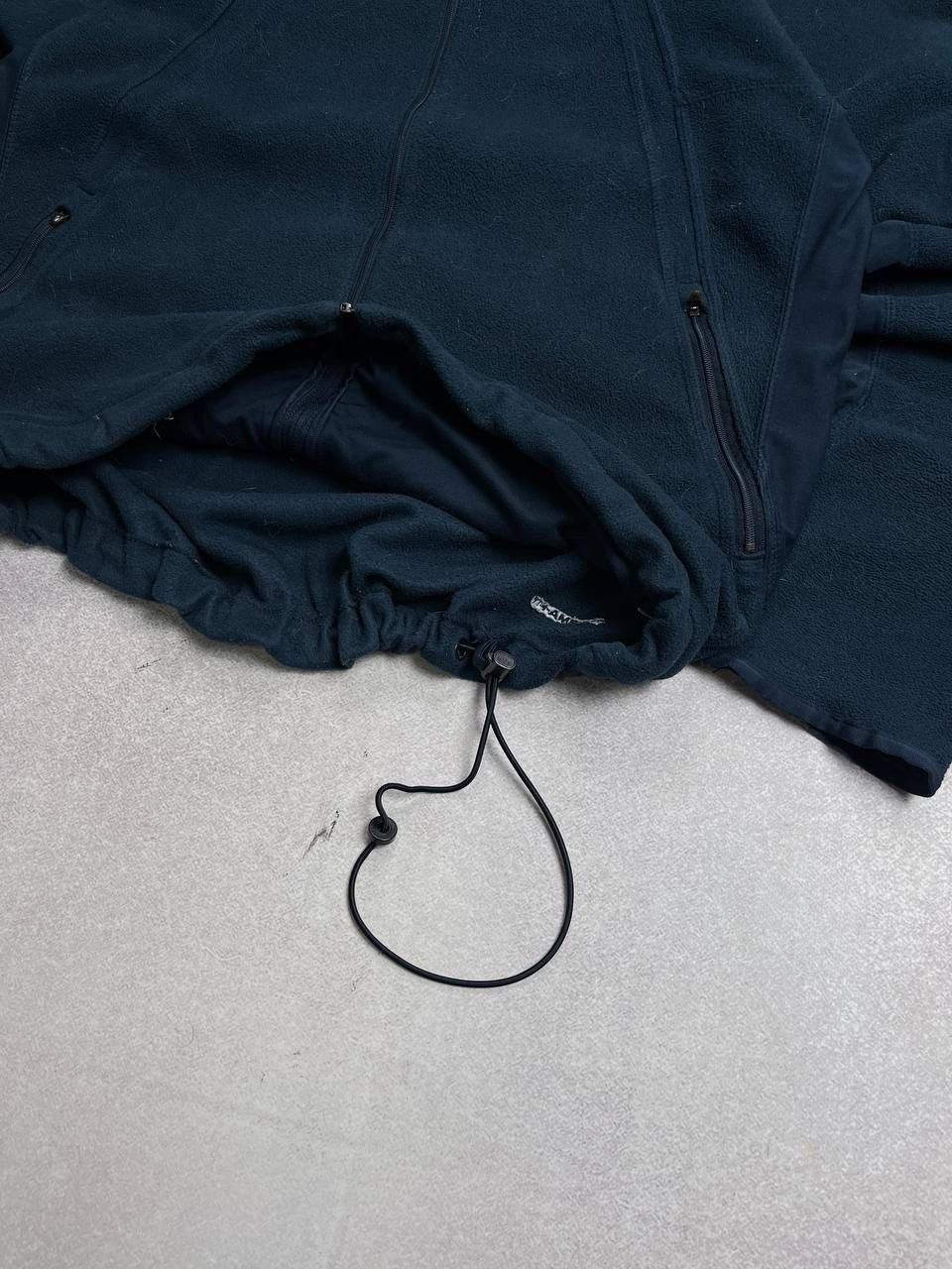 Nike × Vintage Vintage Nike Swoosh Retro Sherpa Fleece Zip Jacket Y2K L Size US L / EU 52-54 / 3 - 4 Thumbnail