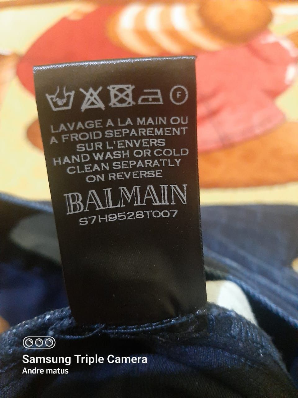 Balmain Balmain bikers jeans blue Size US 29 - 3 Thumbnail