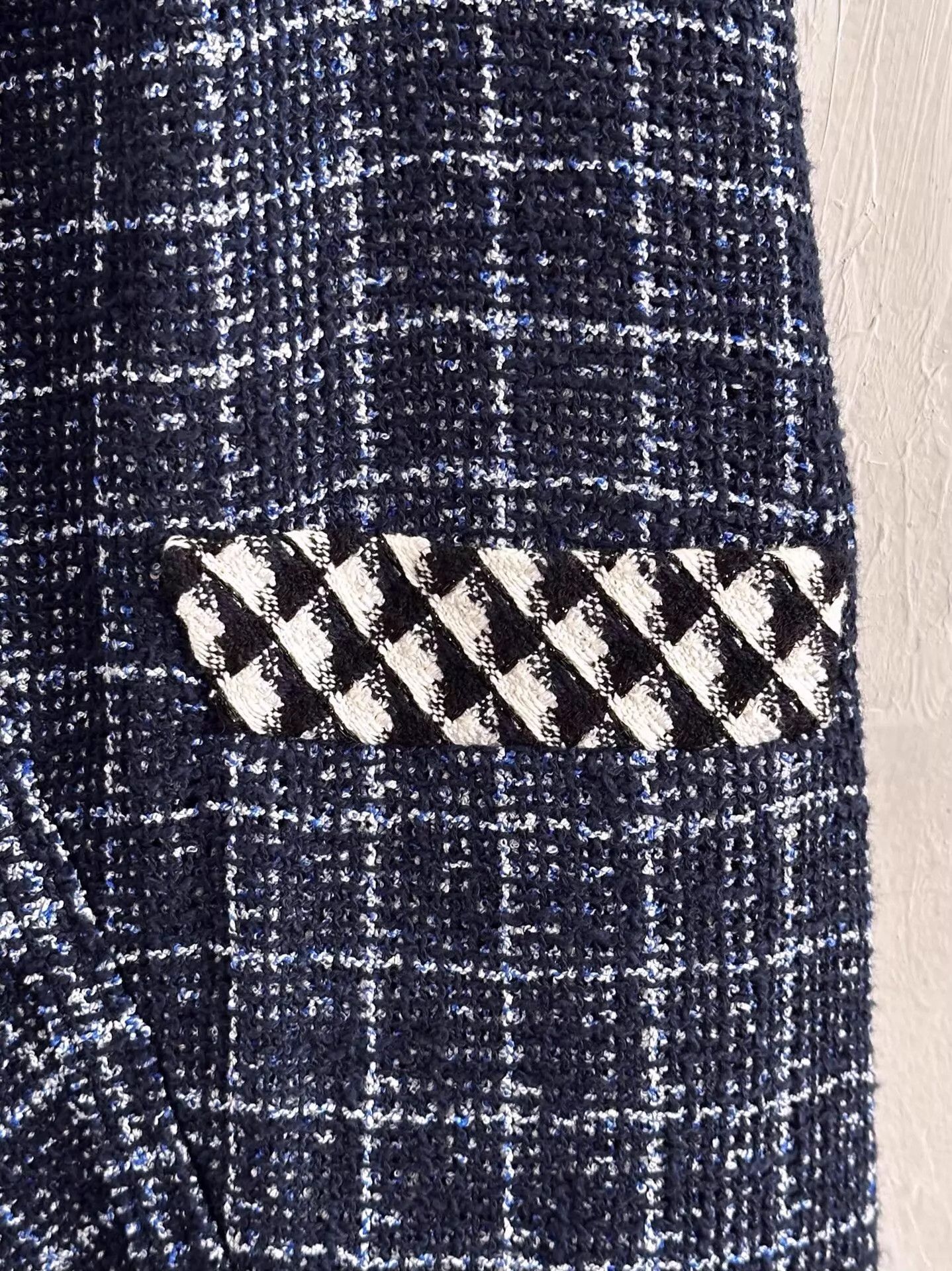 Chanel Chanel Women's Dark Blue Tweed Sleeveless CC Logo Dress 36 Size XS / US 0-2 / IT 36-38 - 5 Thumbnail