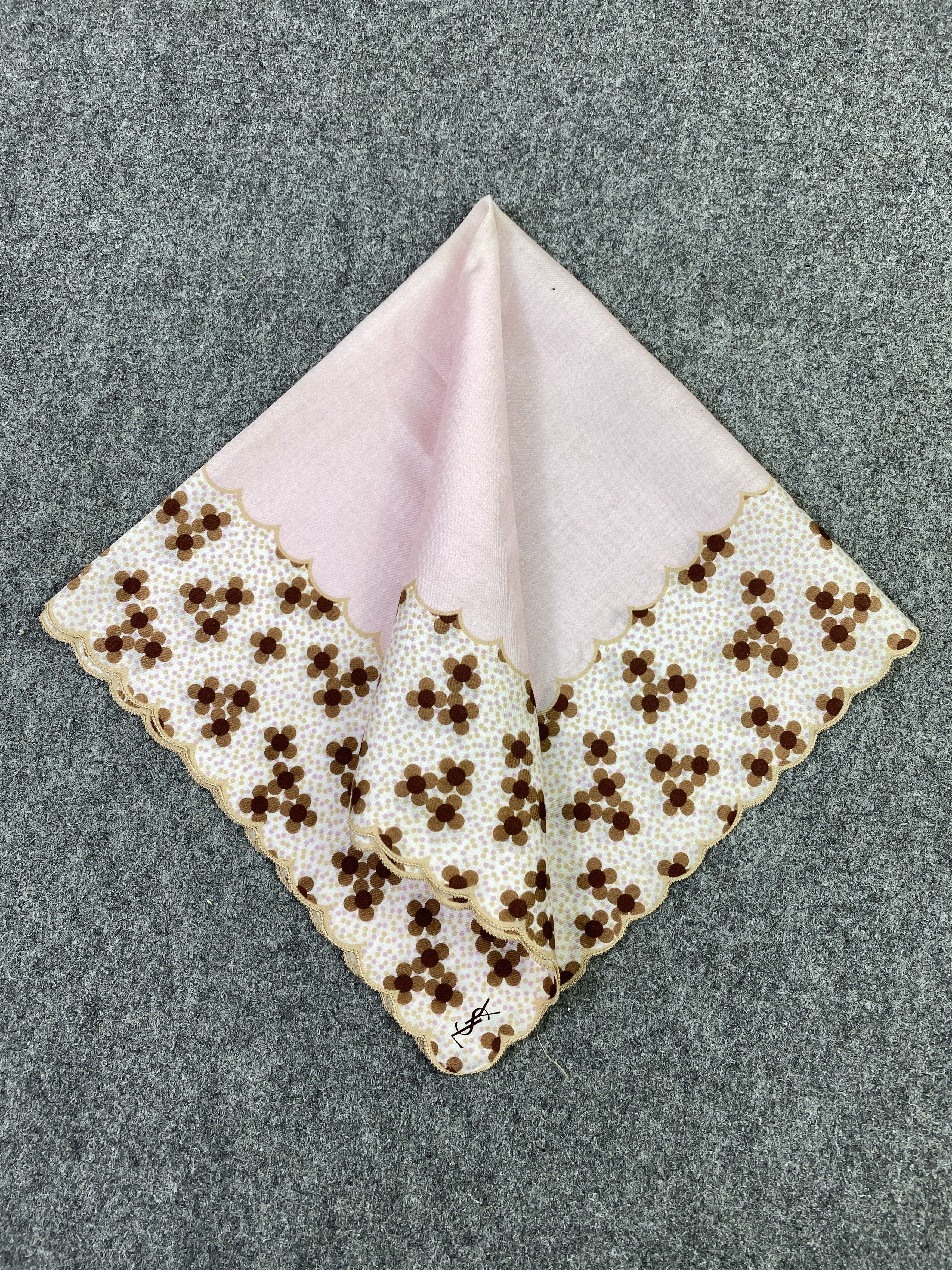 Yves Saint Laurent Yves Saint Laurent Handkerchief / Neckerchief KT0223 Size ONE SIZE - 3 Thumbnail